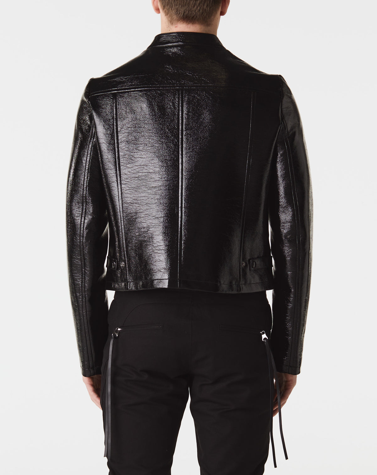 Iconic Vinyl Biker Jacket