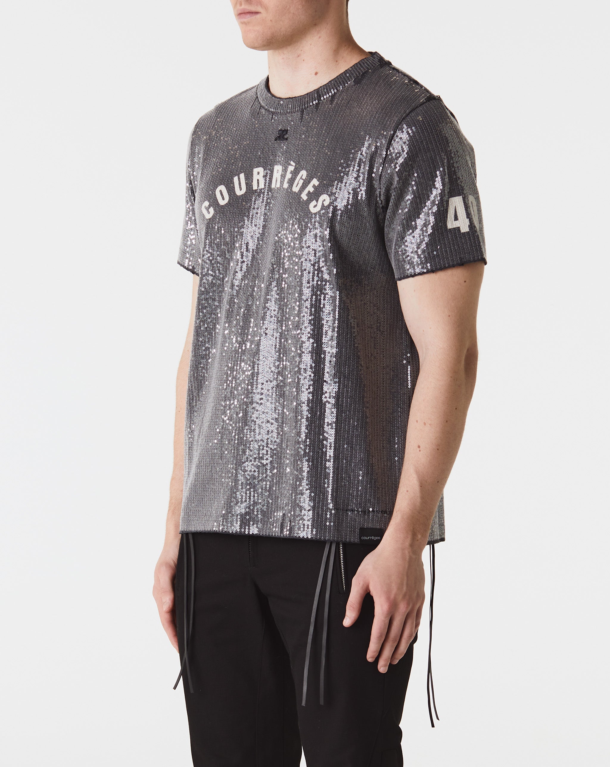 Embroidered Distressed T-Shirt