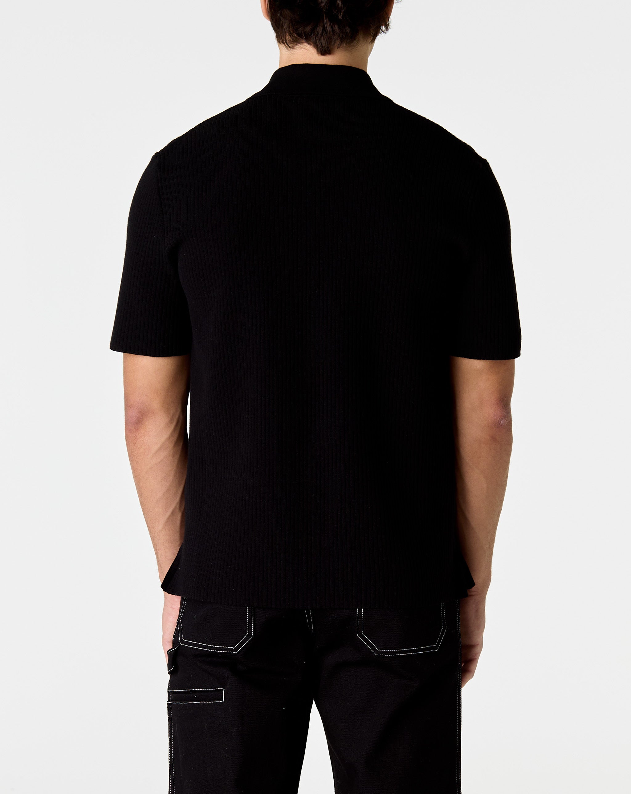 Rib Knit Polo