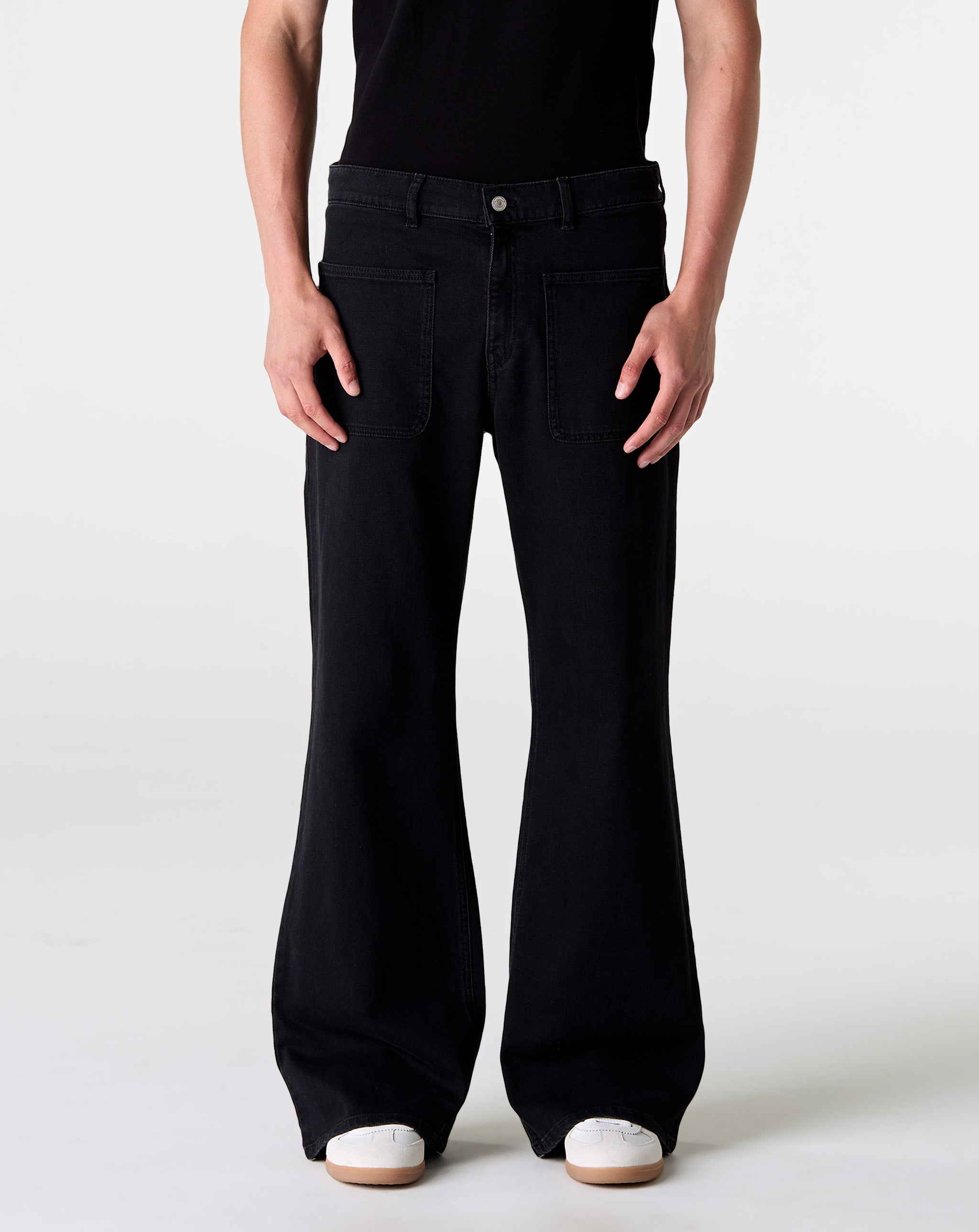 2Pkt Denim Baggy Pants