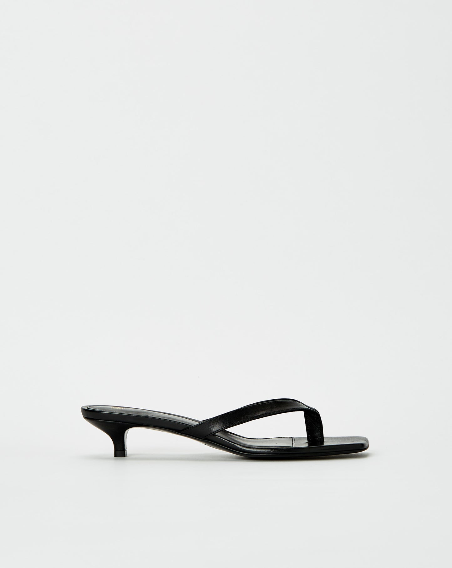 Leather Heeled Flip Flops