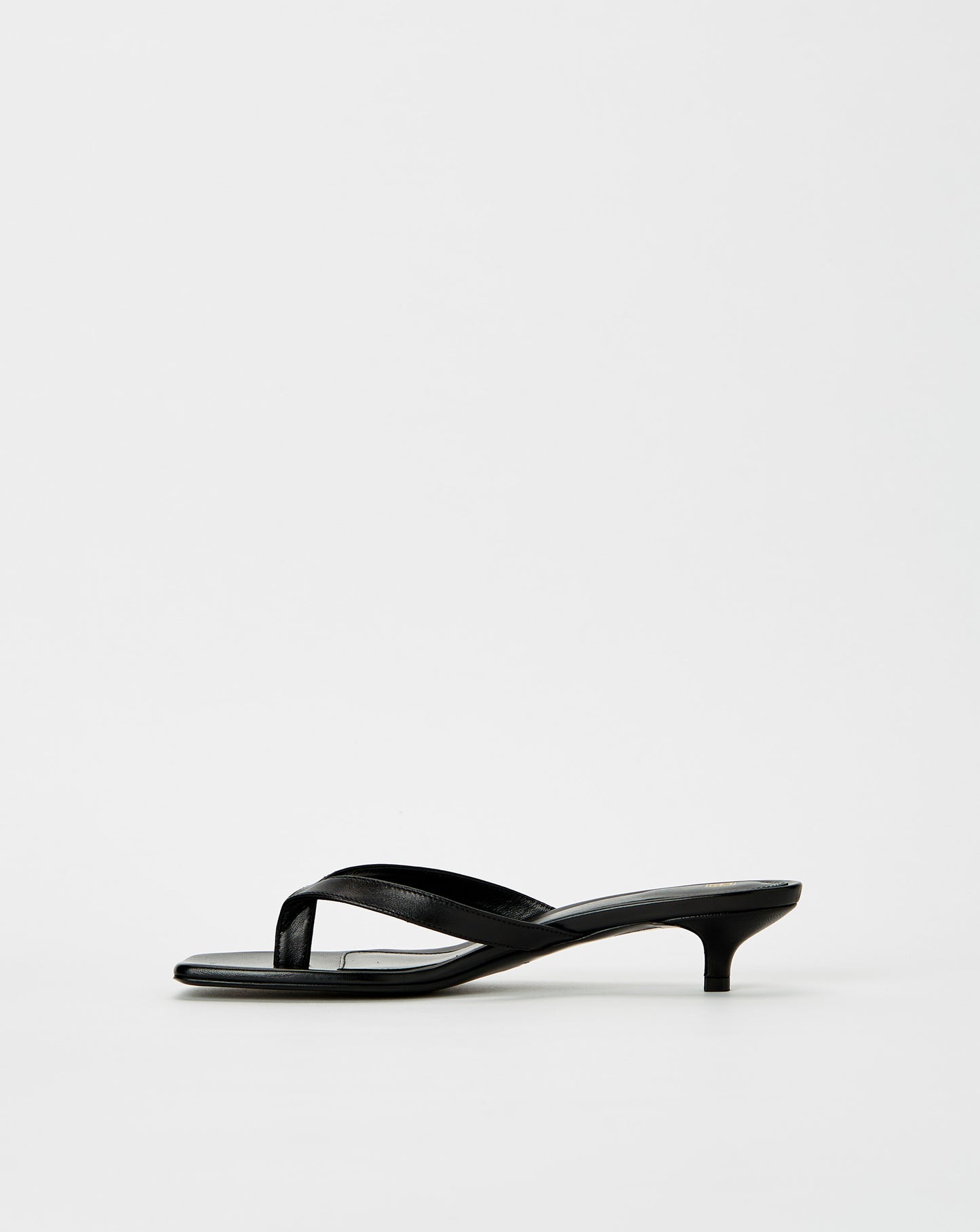 Leather Heeled Flip Flops