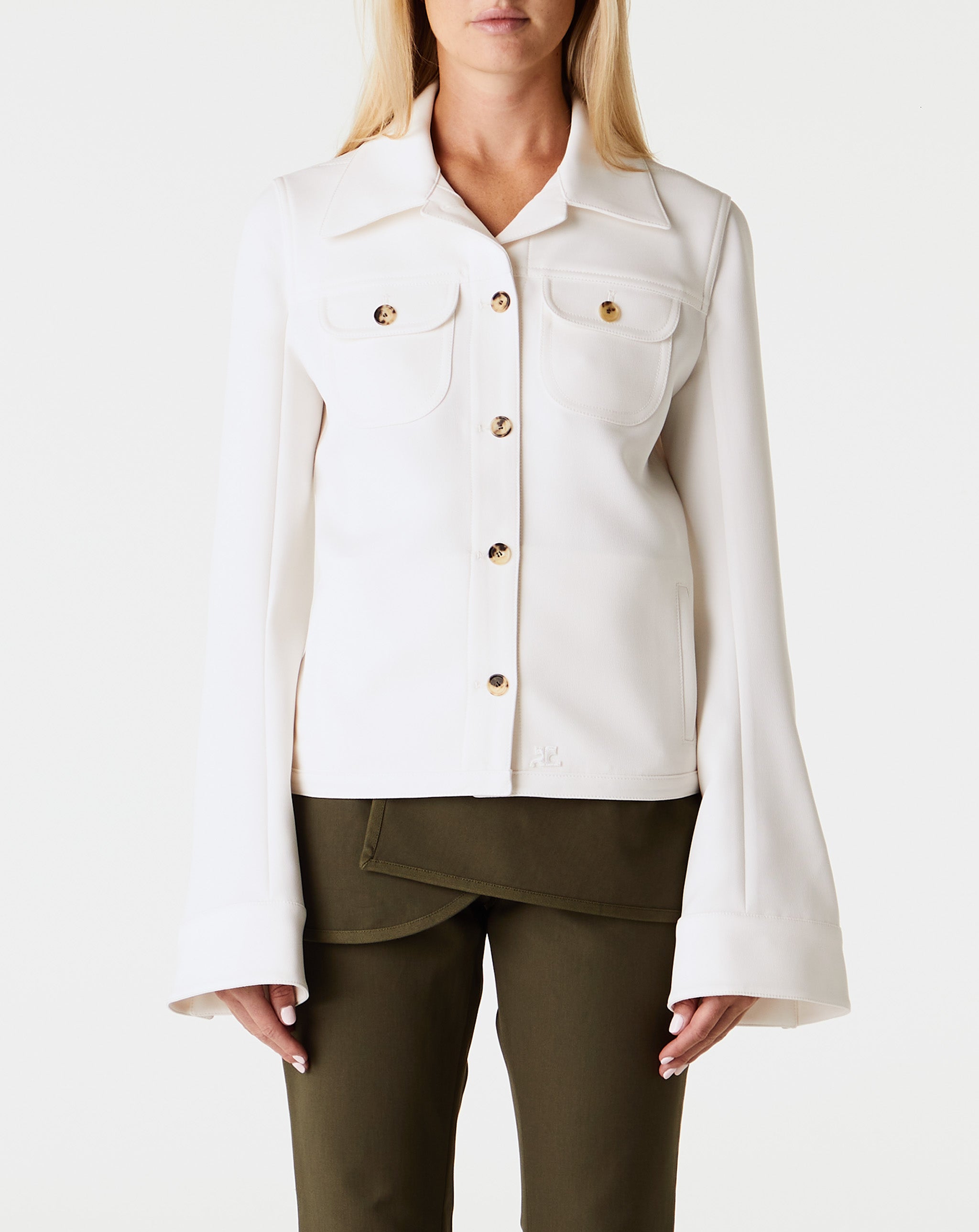 Twill Overshirt Trucker Jacket