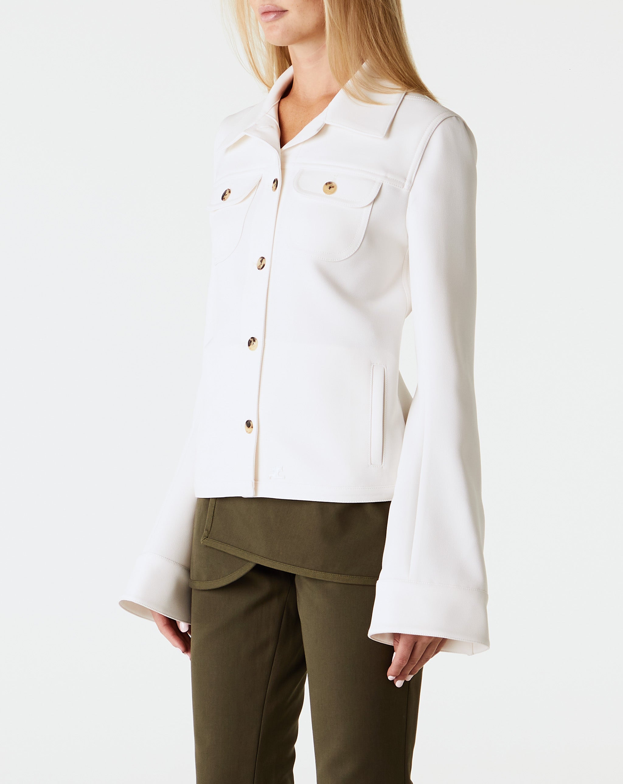 Twill Overshirt Trucker Jacket