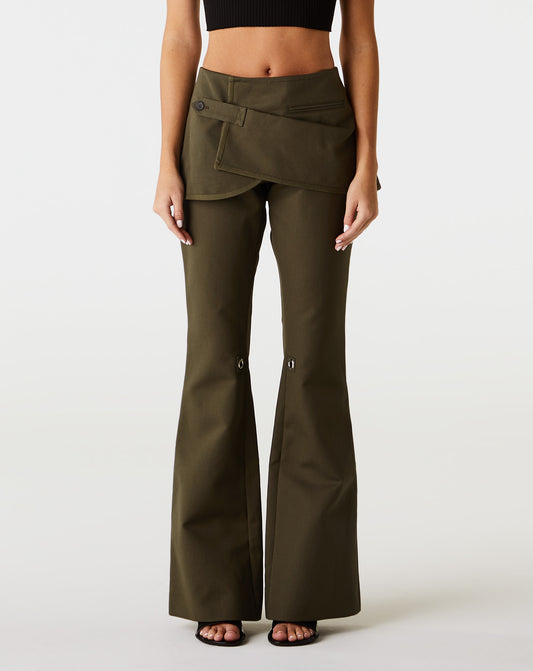 Modular Overskirt Cotton Bootcut Pants