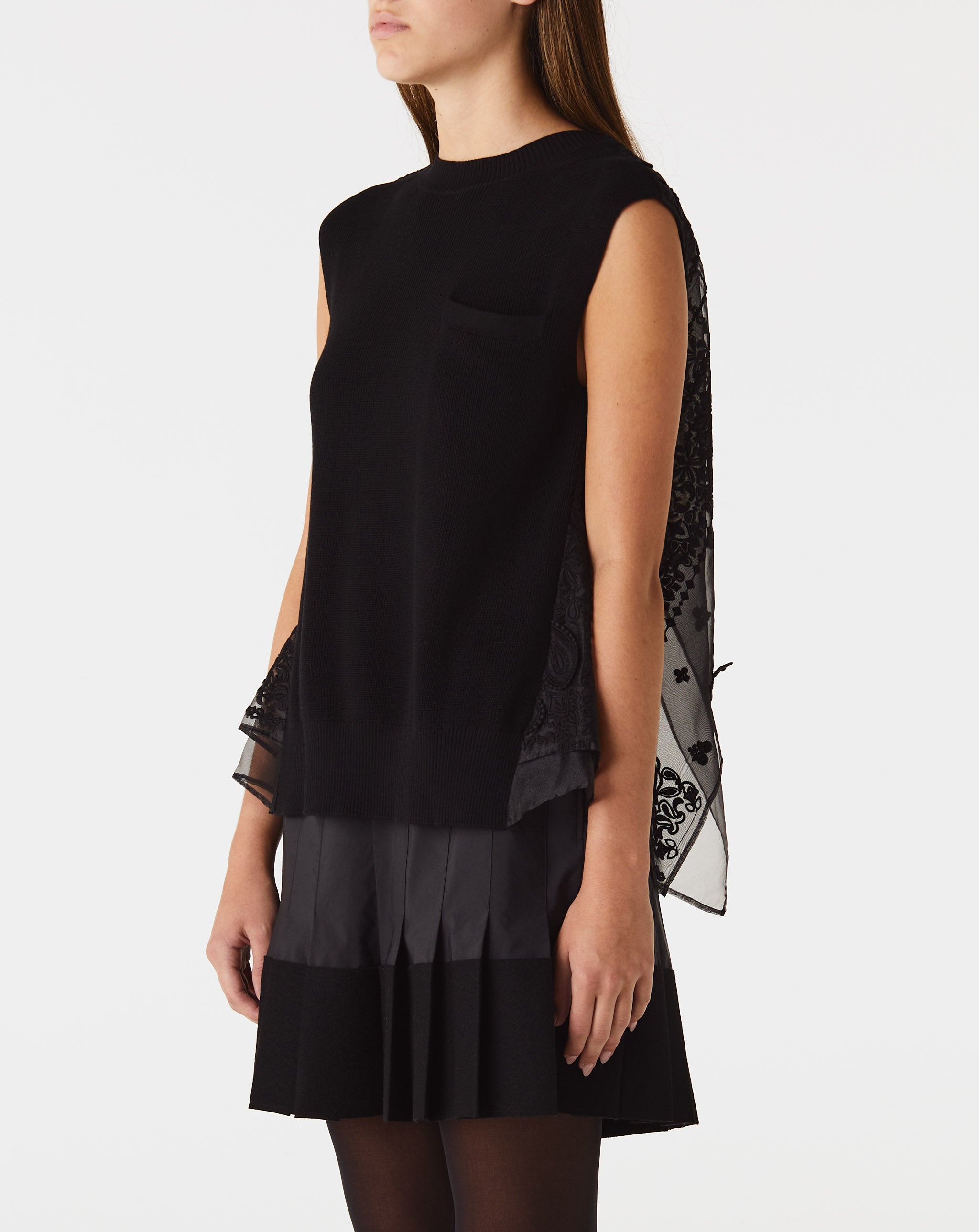 Bandana Emb Knit Pullover