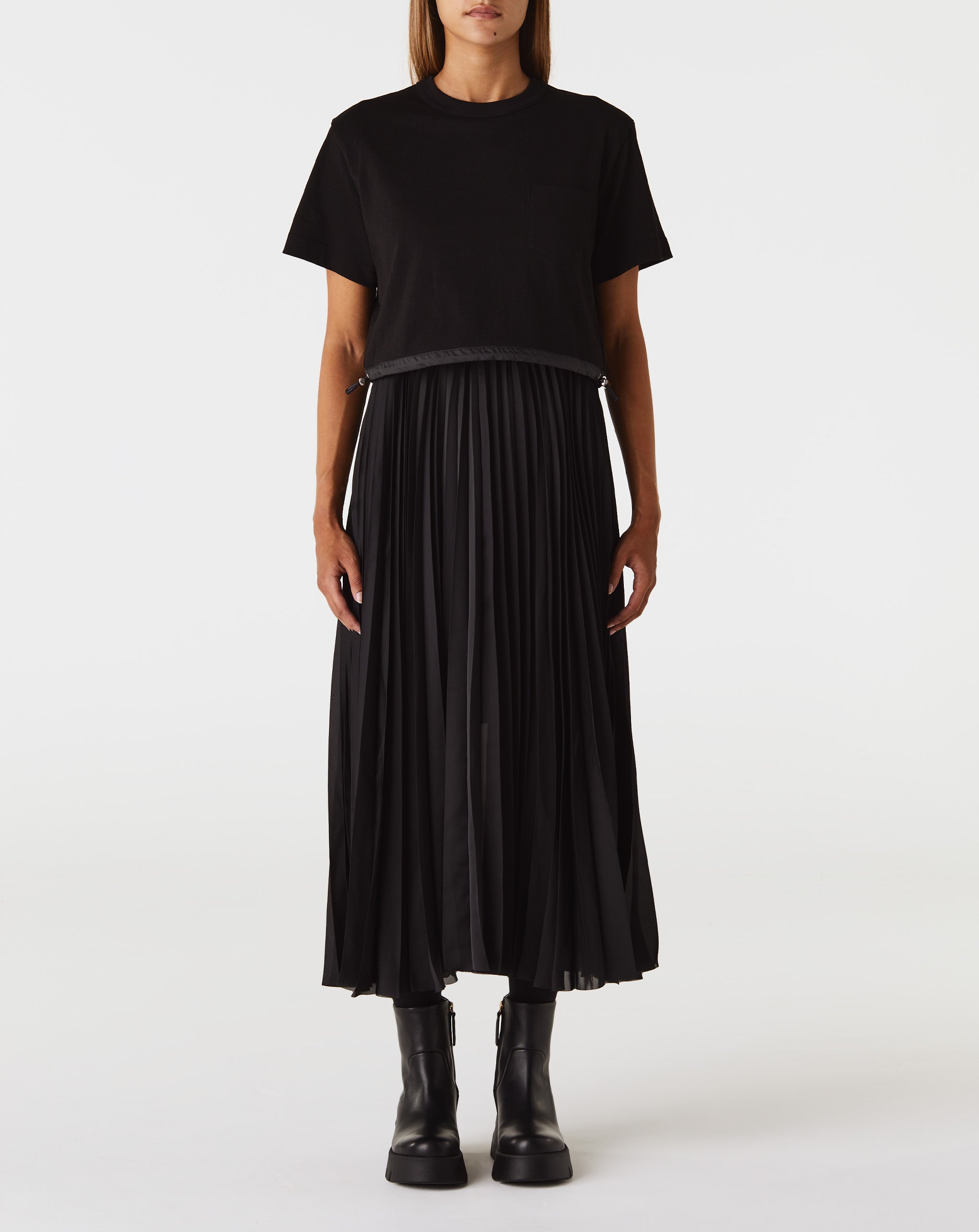 Cotton X Satin Dress
