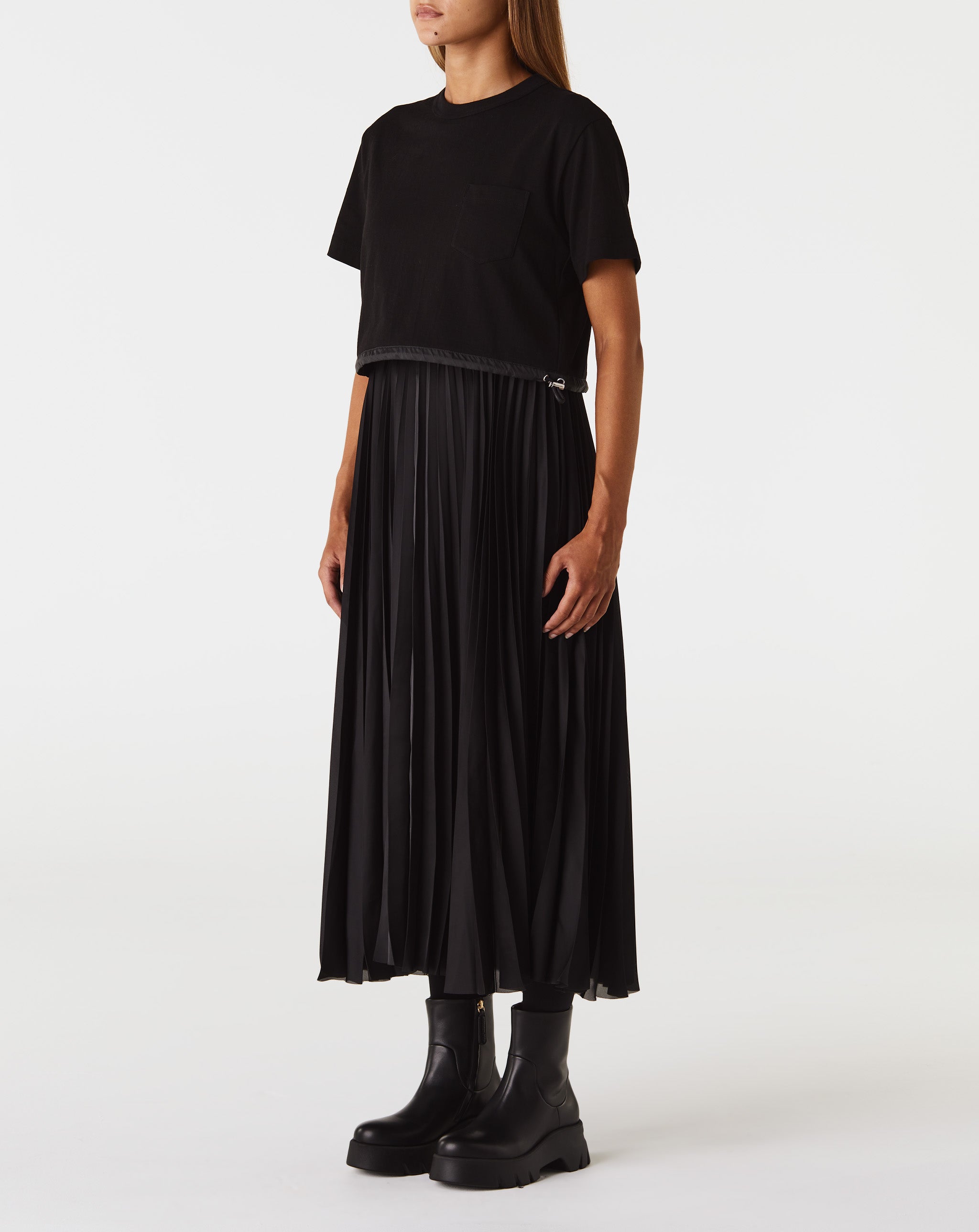 Cotton X Satin Dress