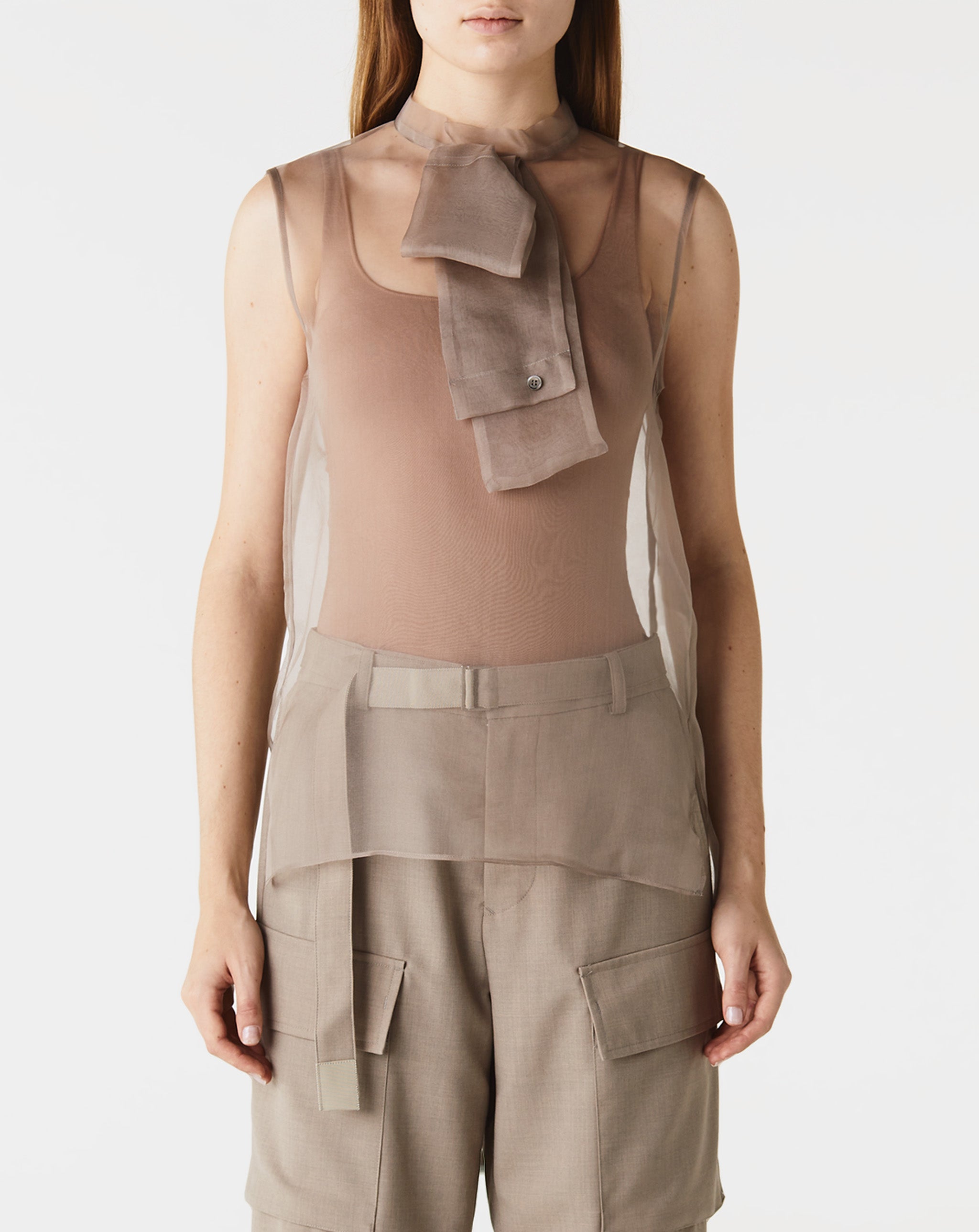 Silk Organdy Pullover