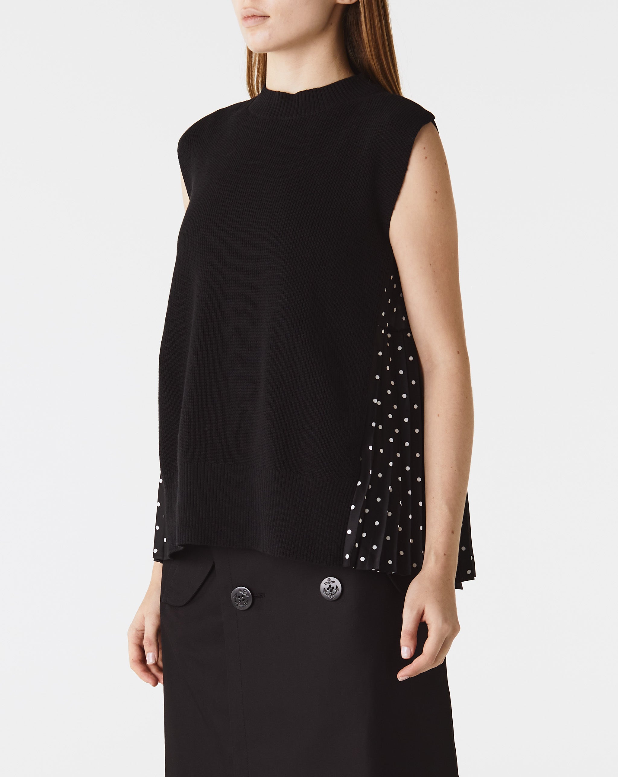 Polka Dot Knit Pullover