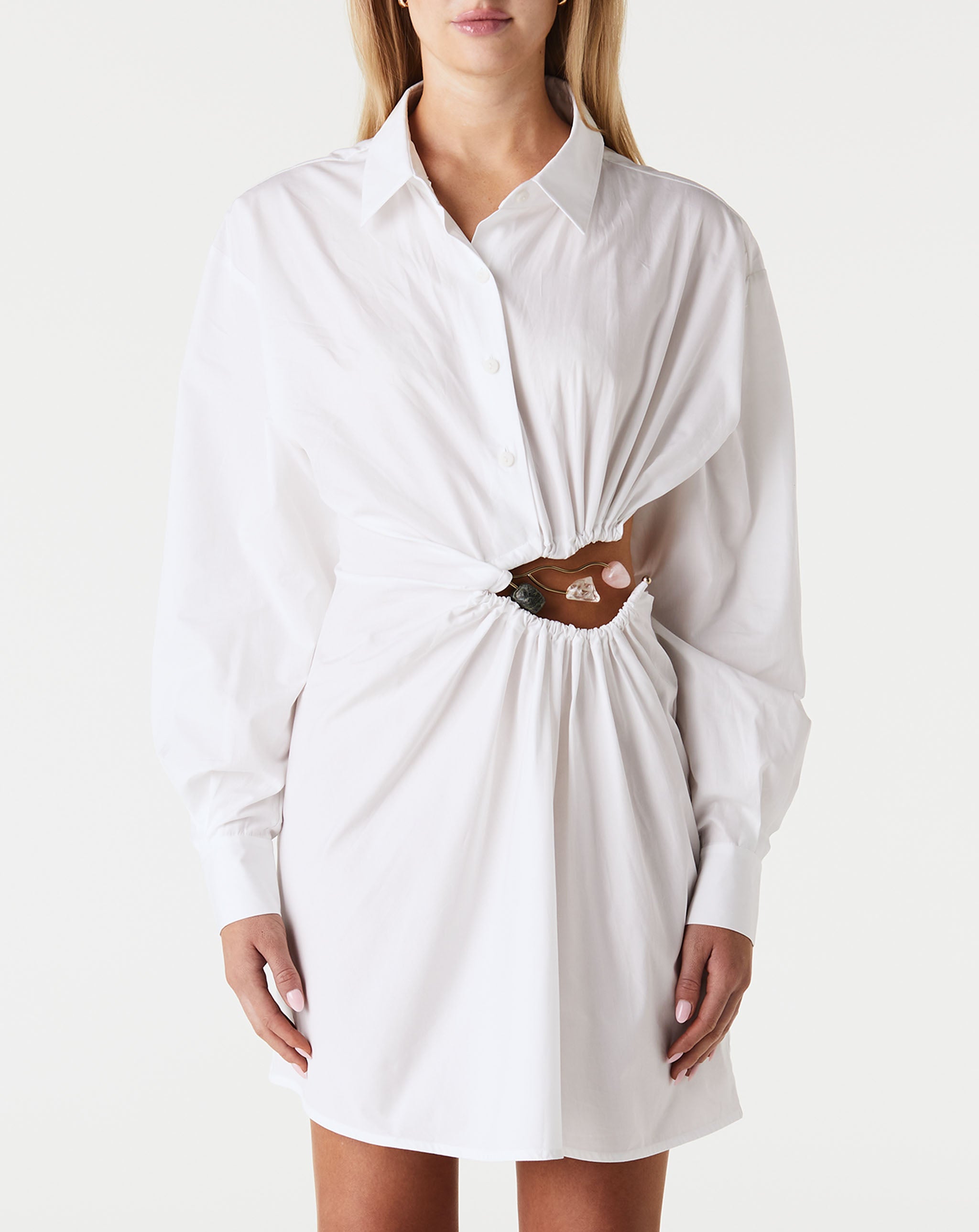 Buckle Shirt Dress