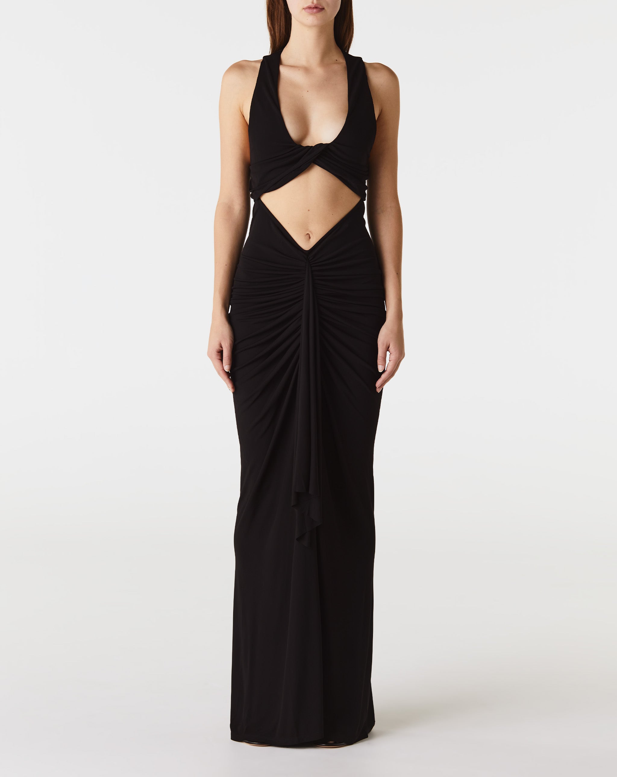 Vivenda Drape Front Dress