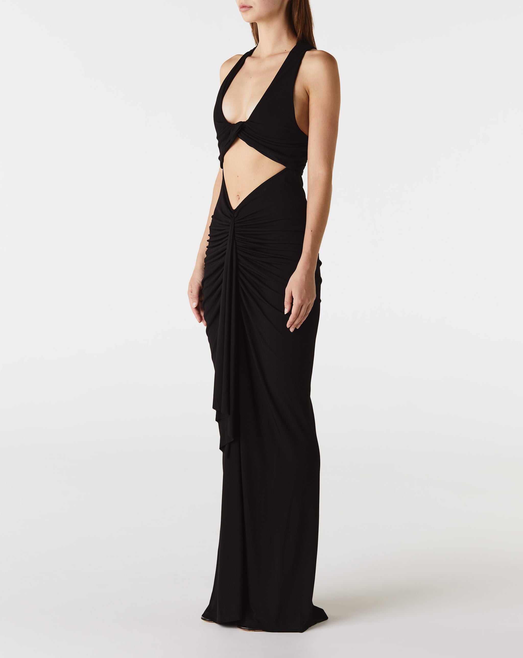 Vivenda Drape Front Dress