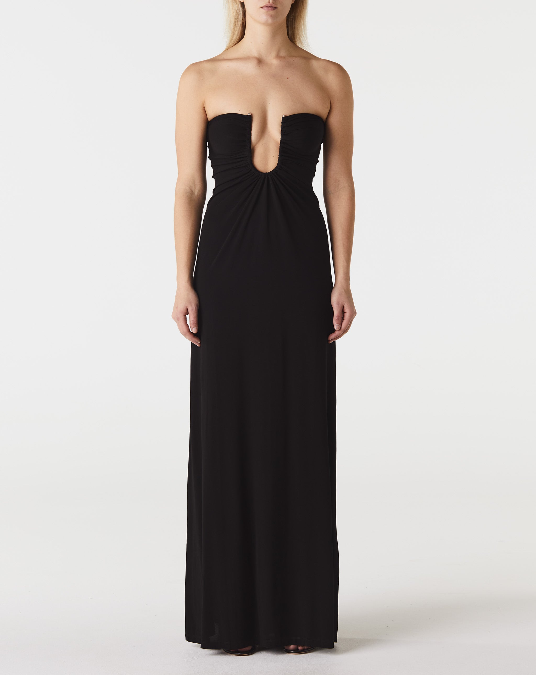 Palm Strapless Dress