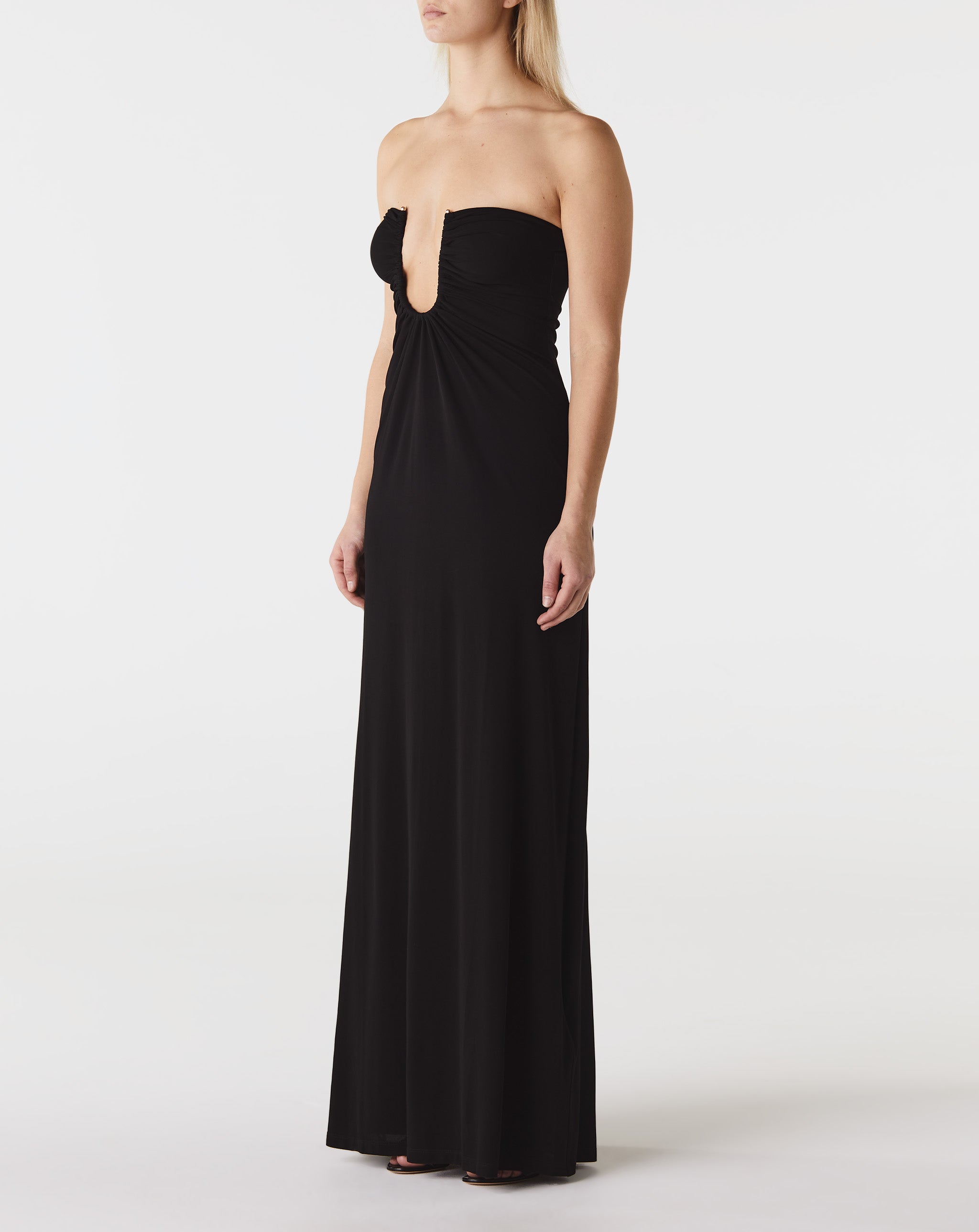 Palm Strapless Dress