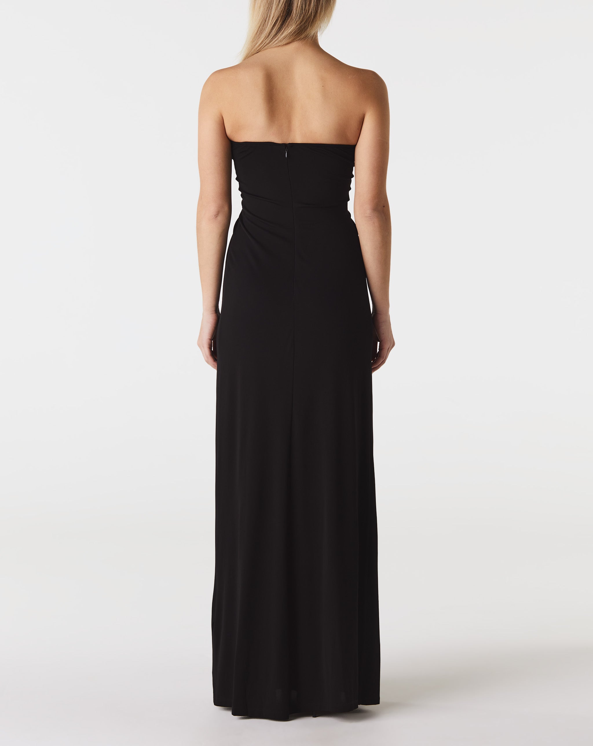 Palm Strapless Dress