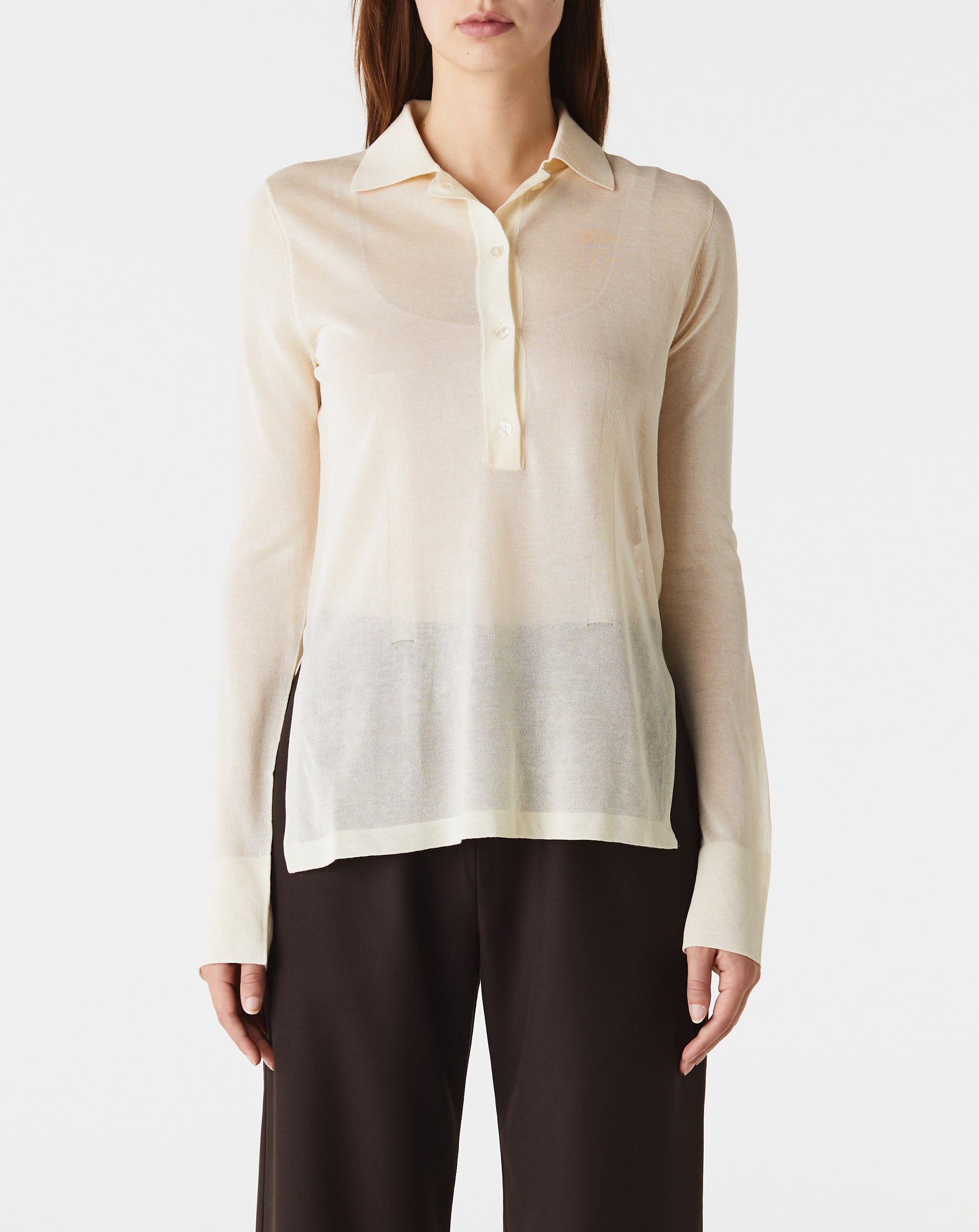 Kaviro Knit Polo Top