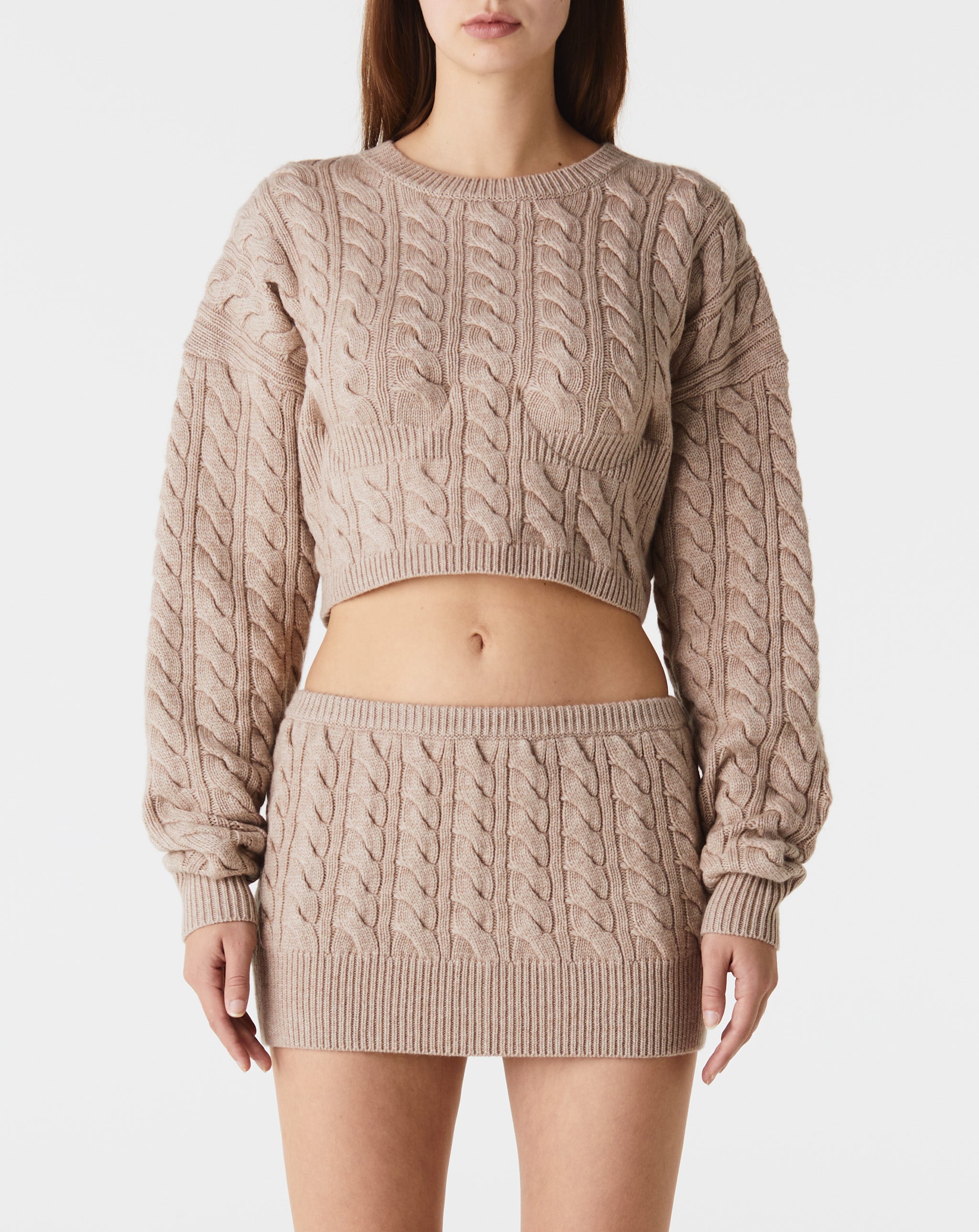 Cable Knit Bustier