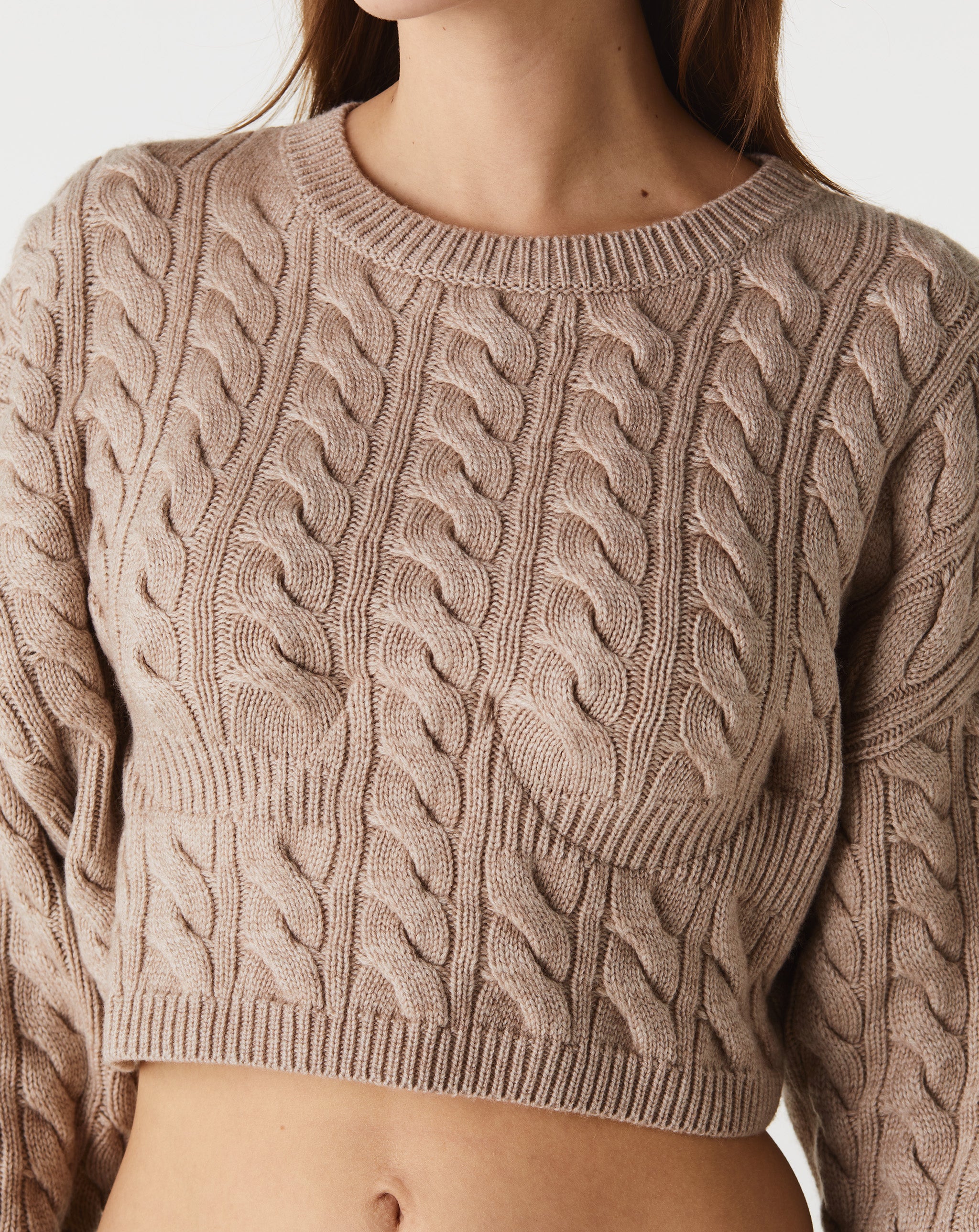 Cable Knit Bustier