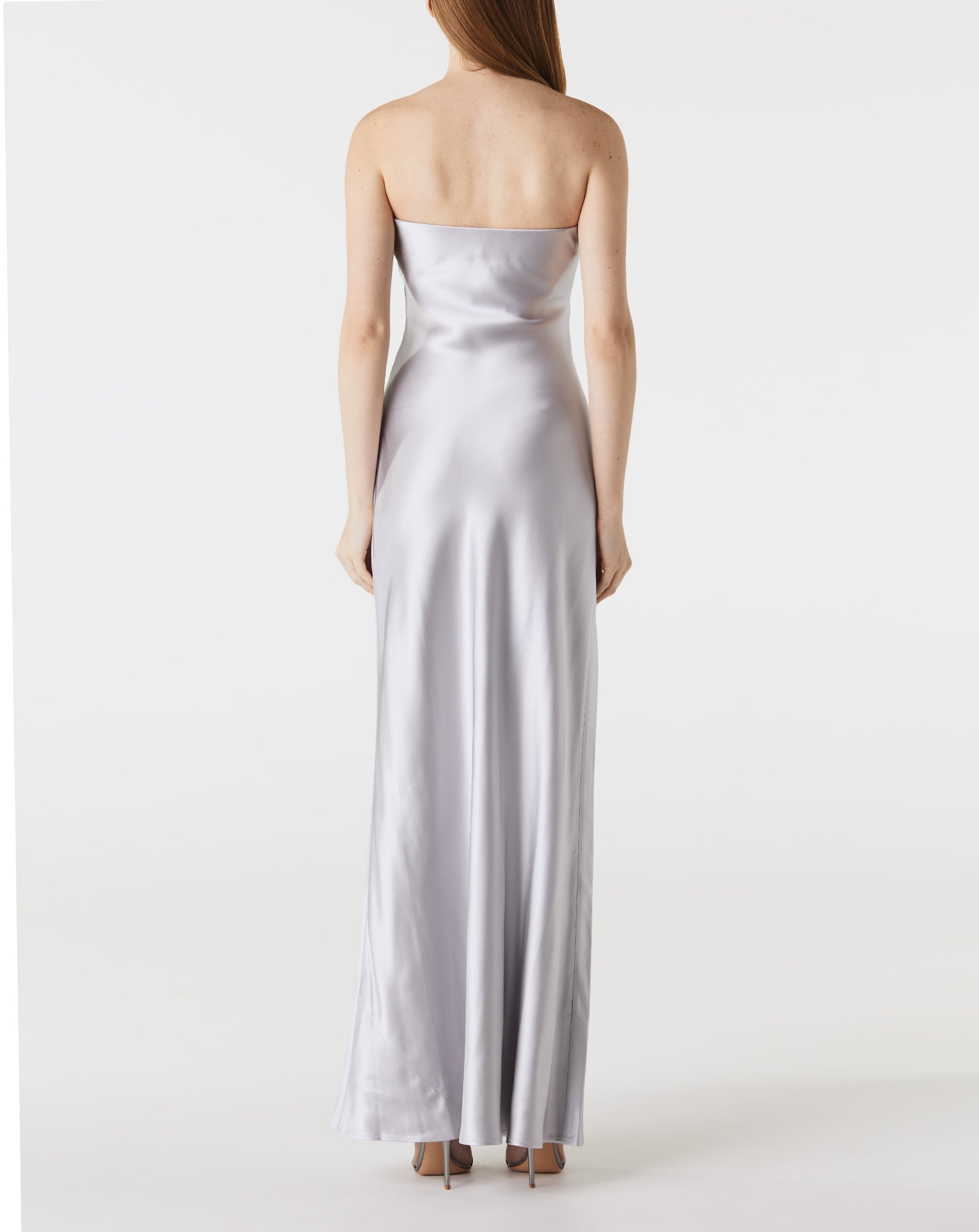 Palladium Strapless Dress