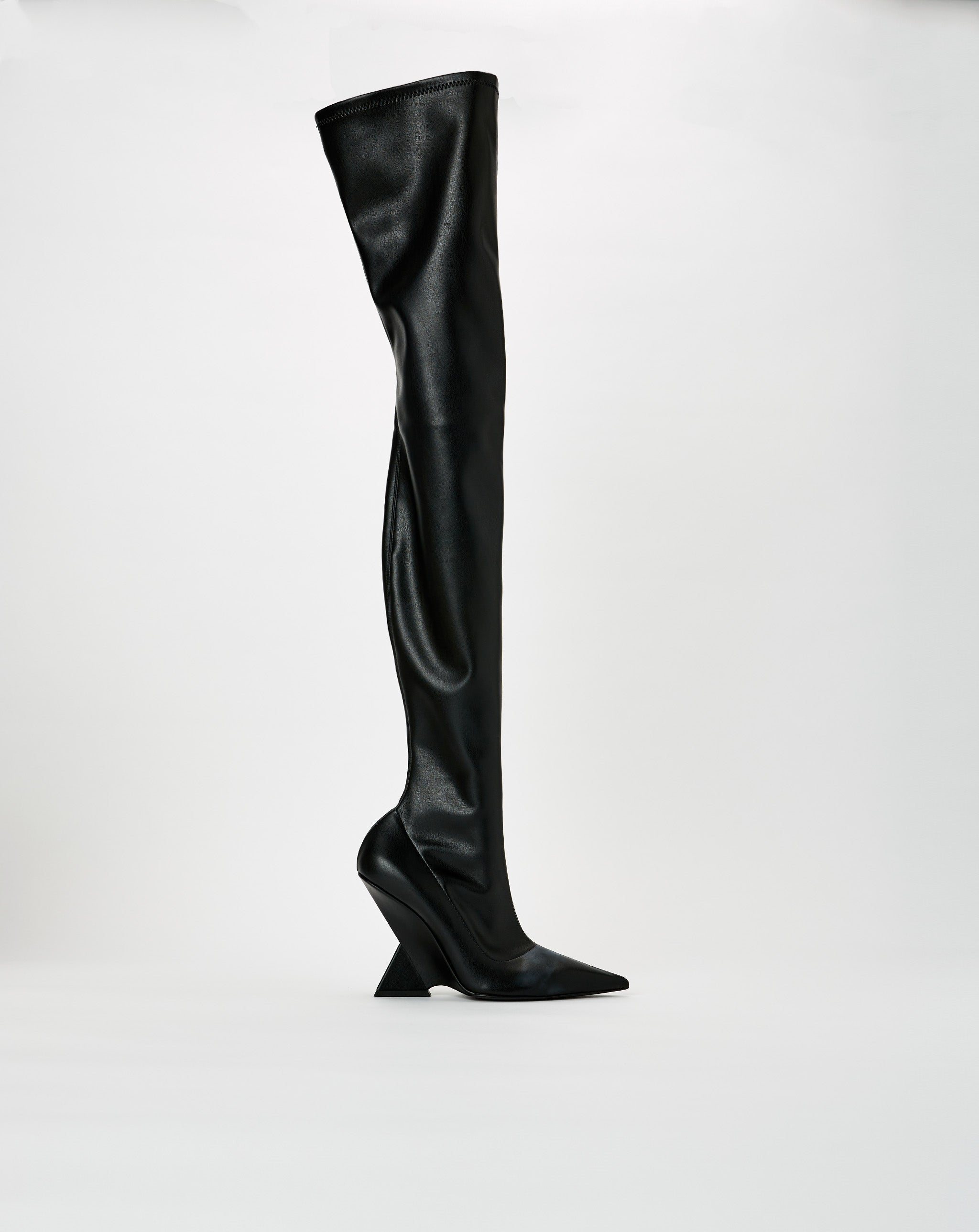 Cheope Stretch Thigh High Heel