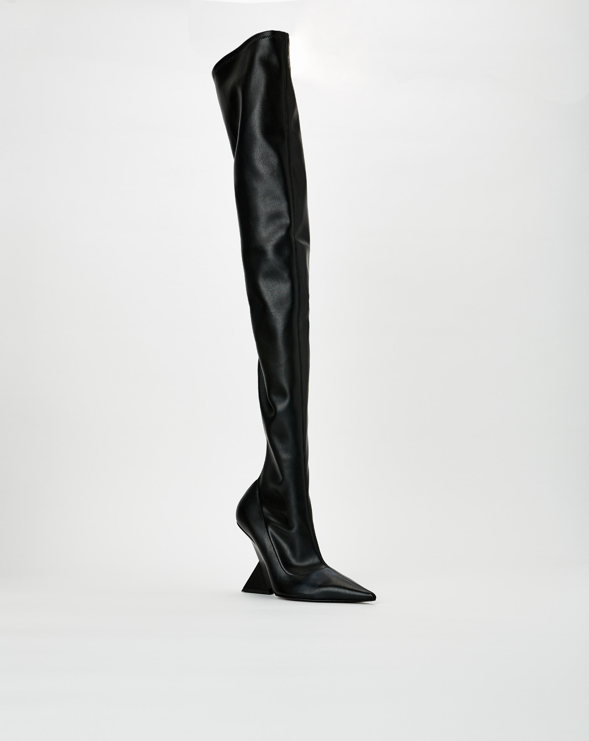 Cheope Stretch Thigh High Heel