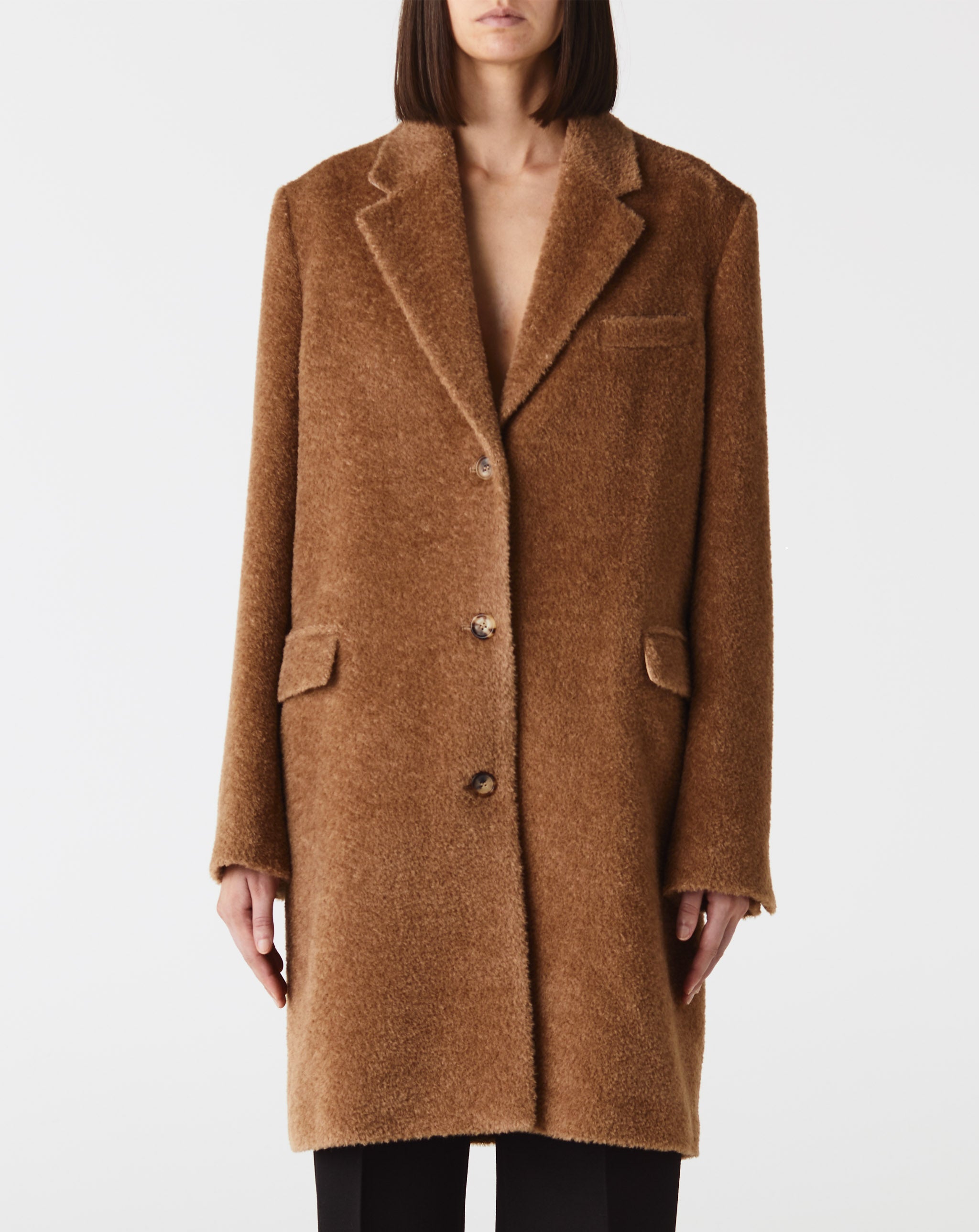 Tailored Wool Teddy Coat