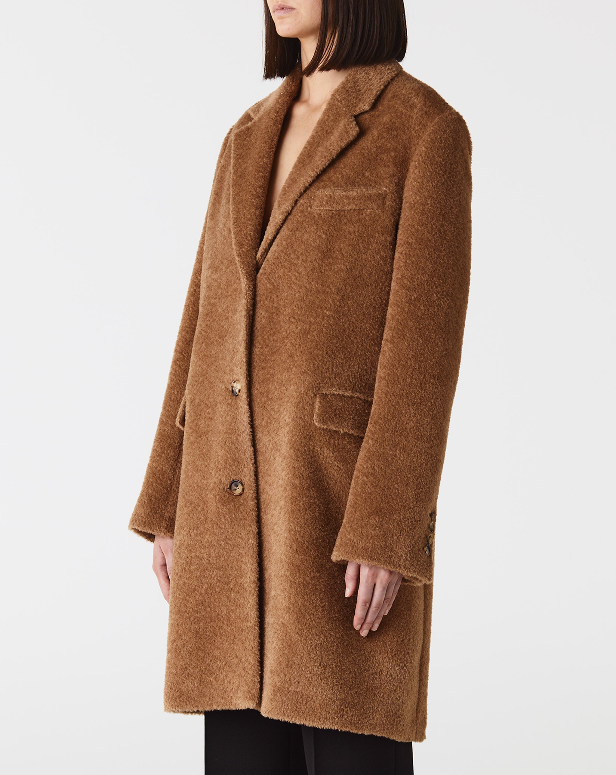 Tailored Wool Teddy Coat