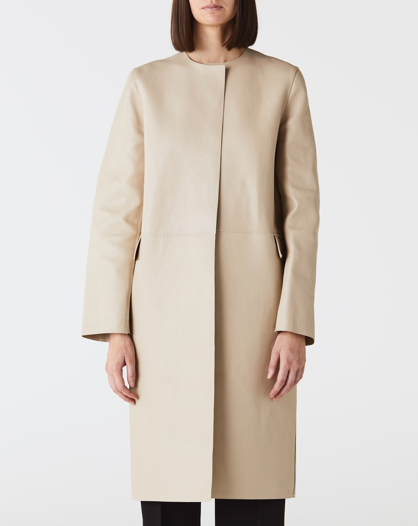 City Leather Coat