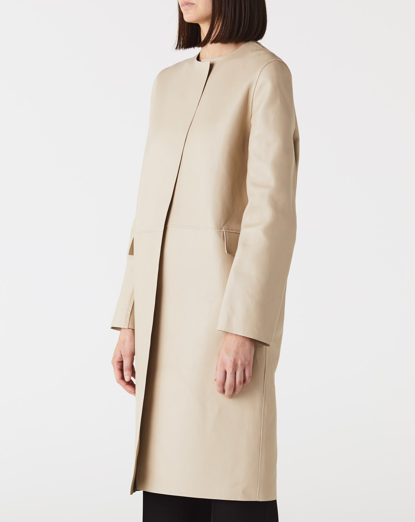 City Leather Coat