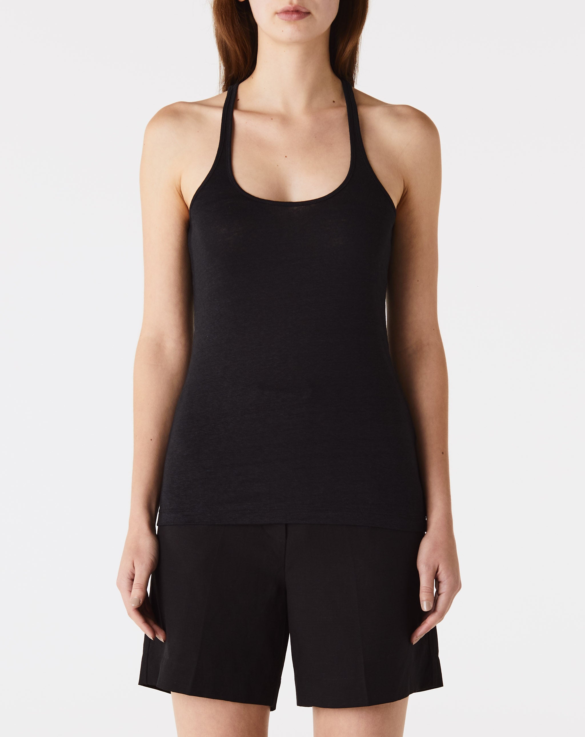 Scoop Neck Linen Tank Top