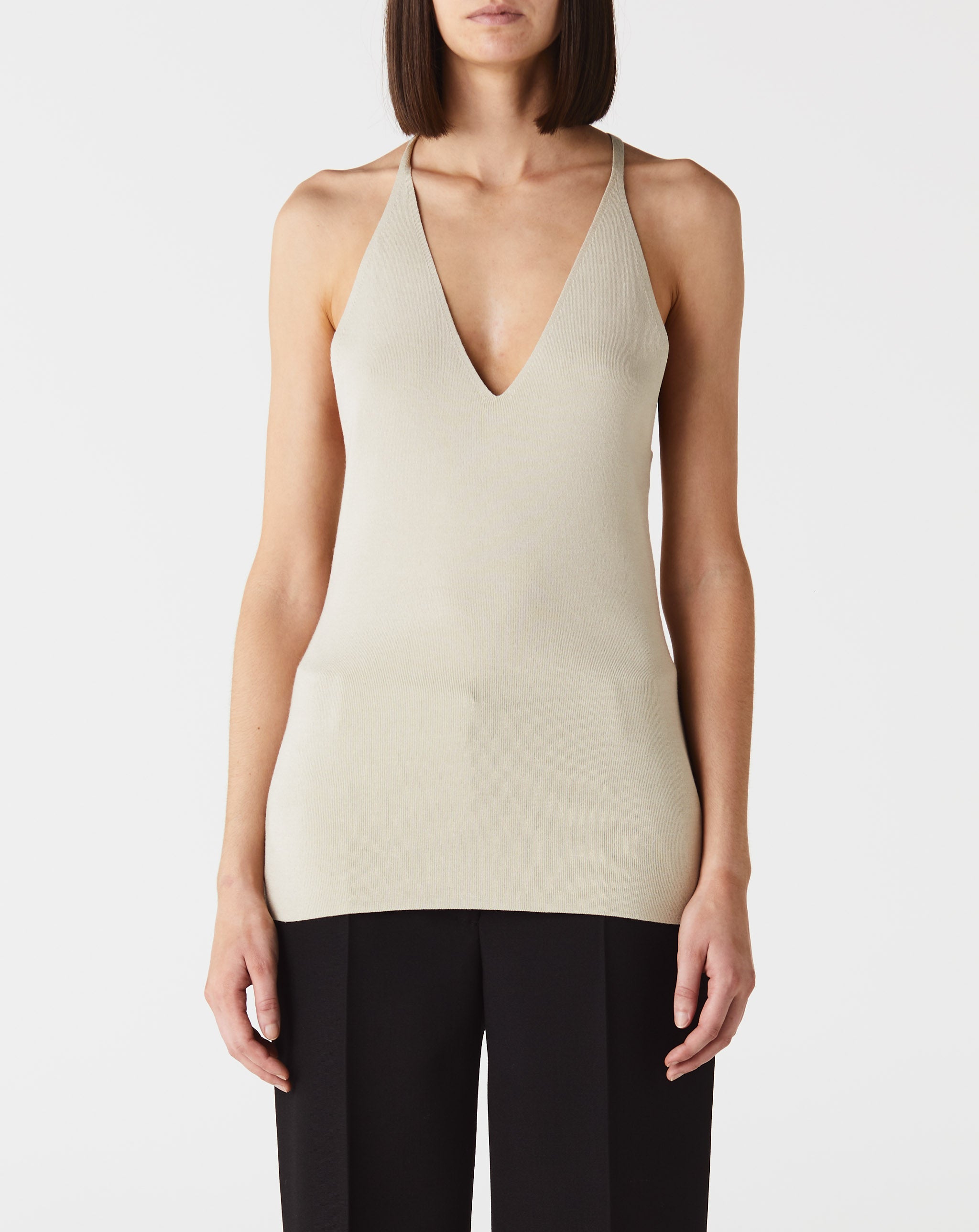 Y-Back Merino Silk Top