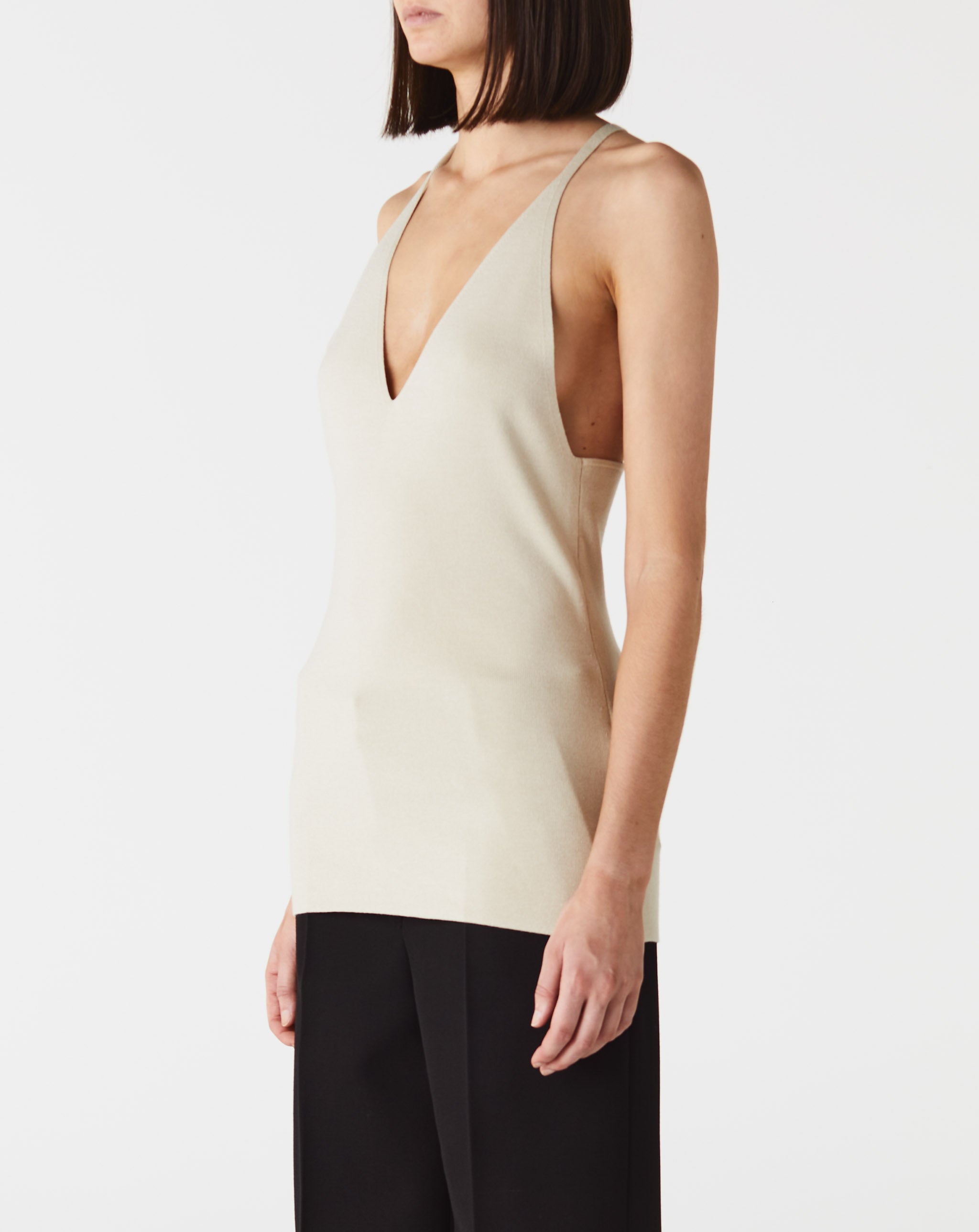Y-Back Merino Silk Top