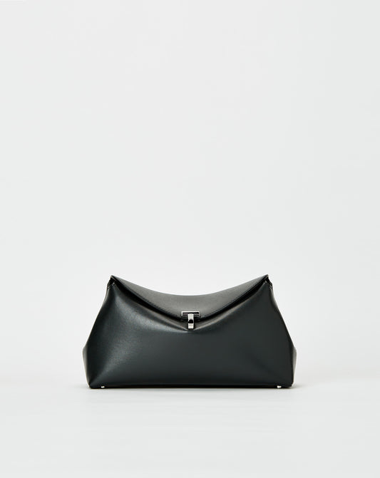 T-Lock Leather Clutch
