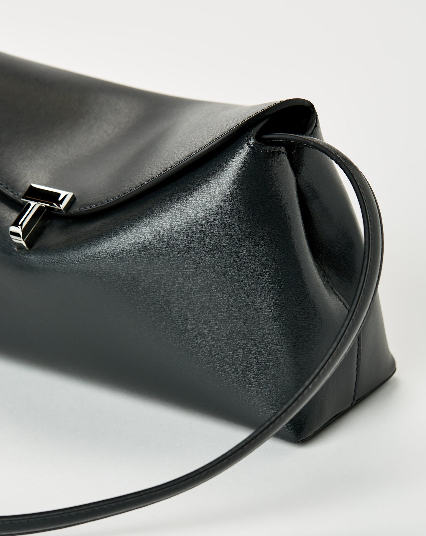 T-Lock Leather Clutch