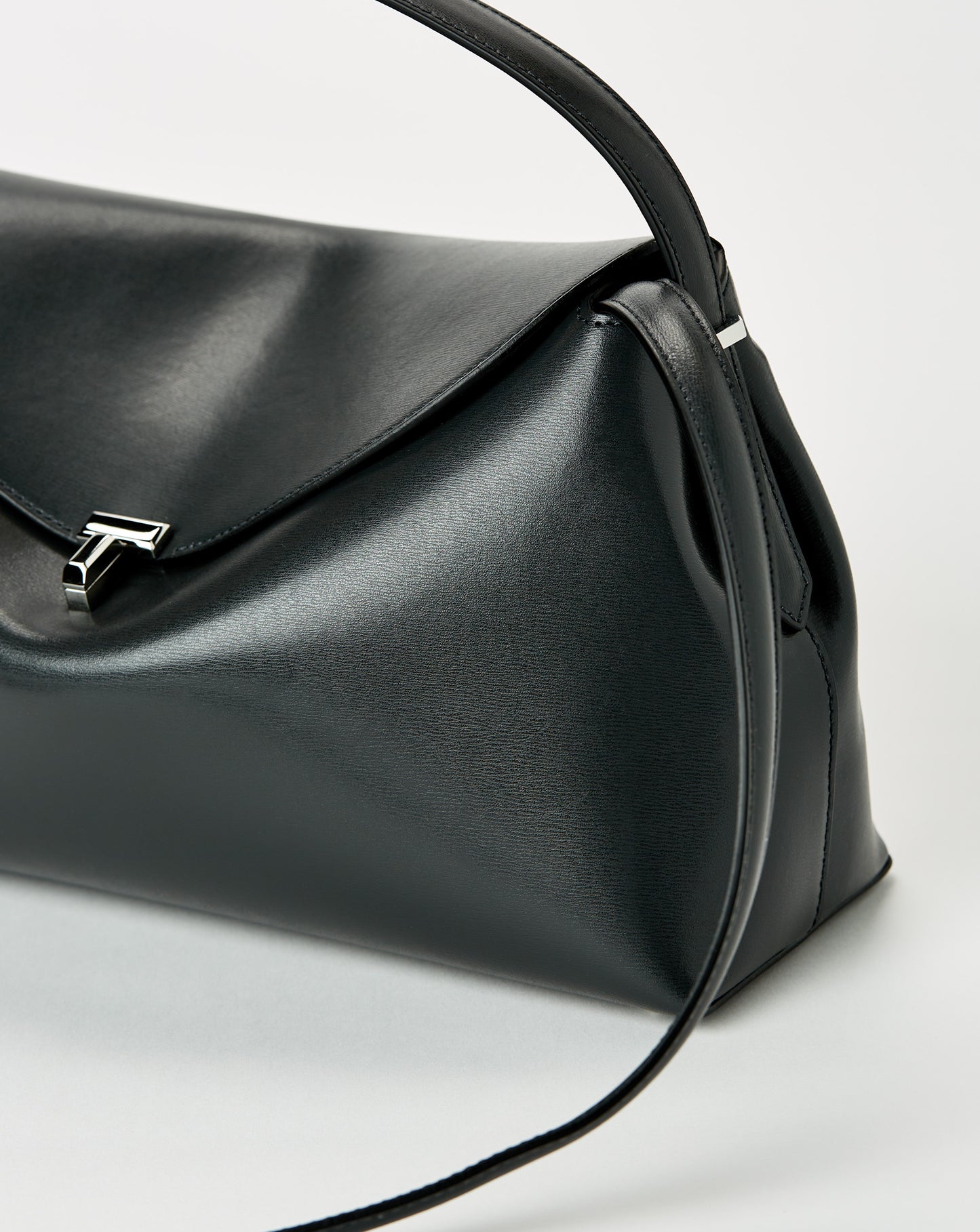 T-Lock Leather Top Handle