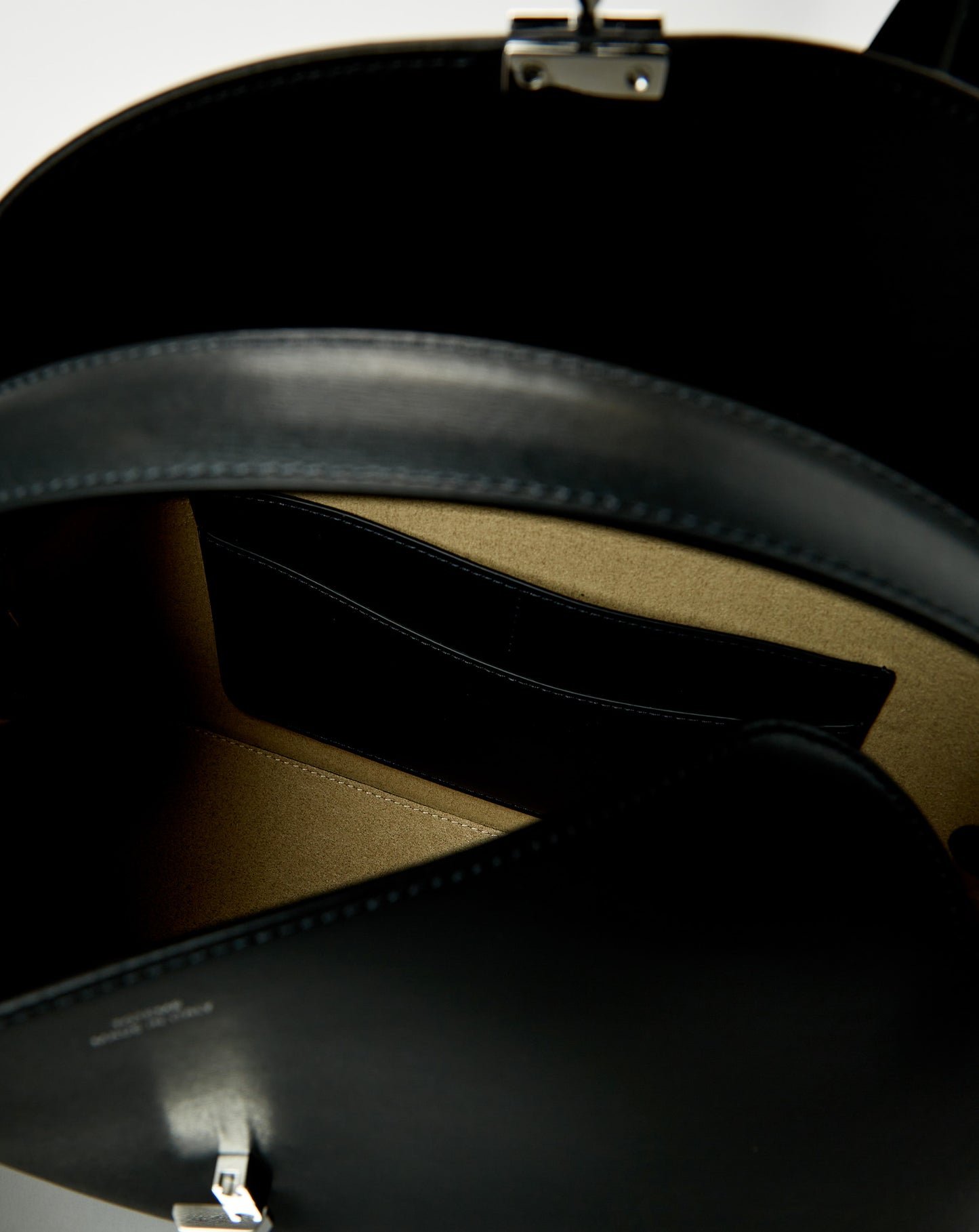 T-Lock Leather Top Handle