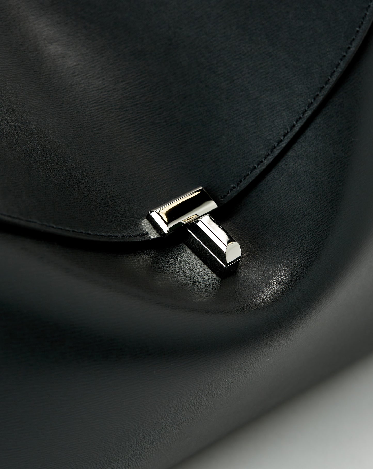 T-Lock Leather Top Handle
