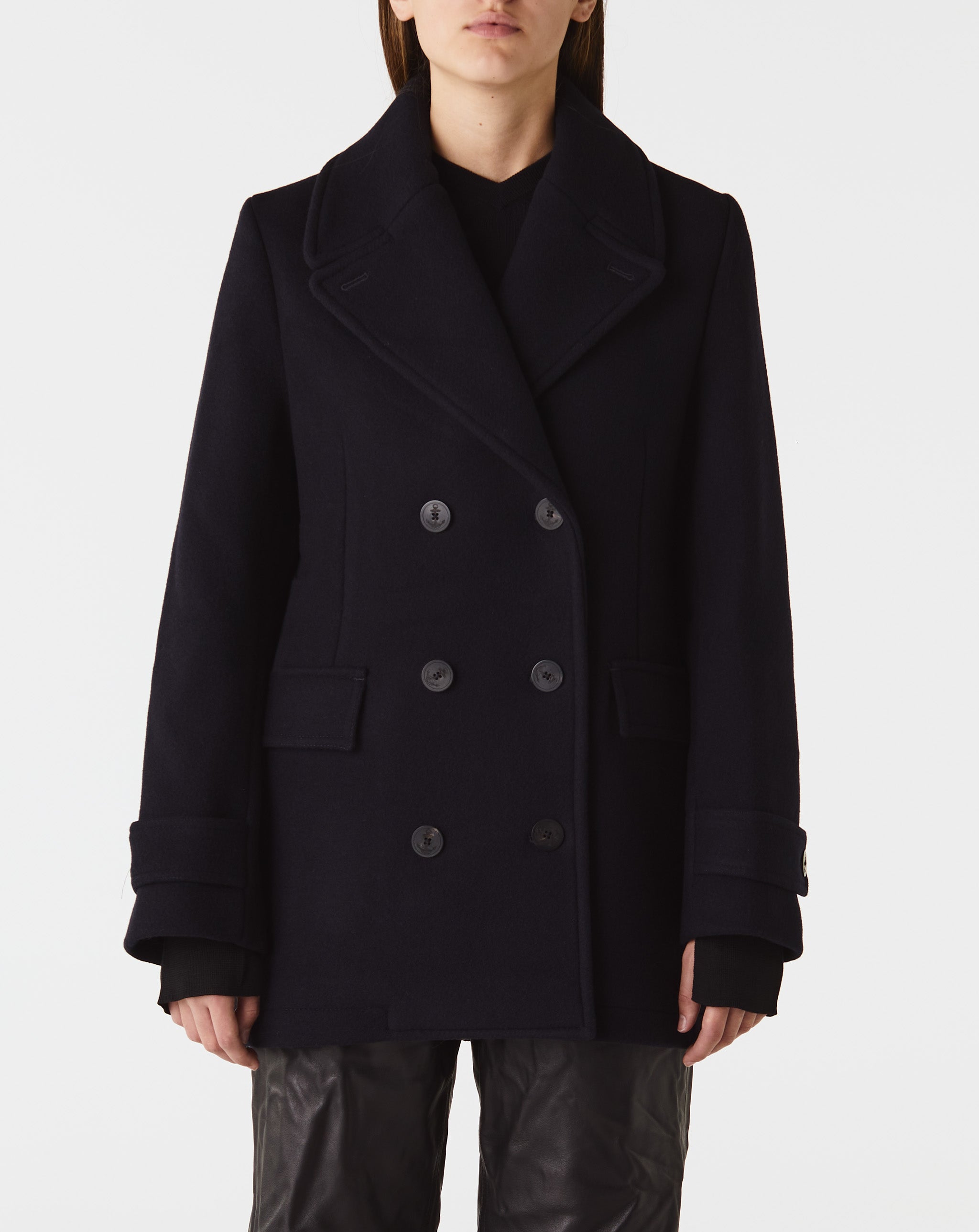 Soft Felted Wool Peacoat