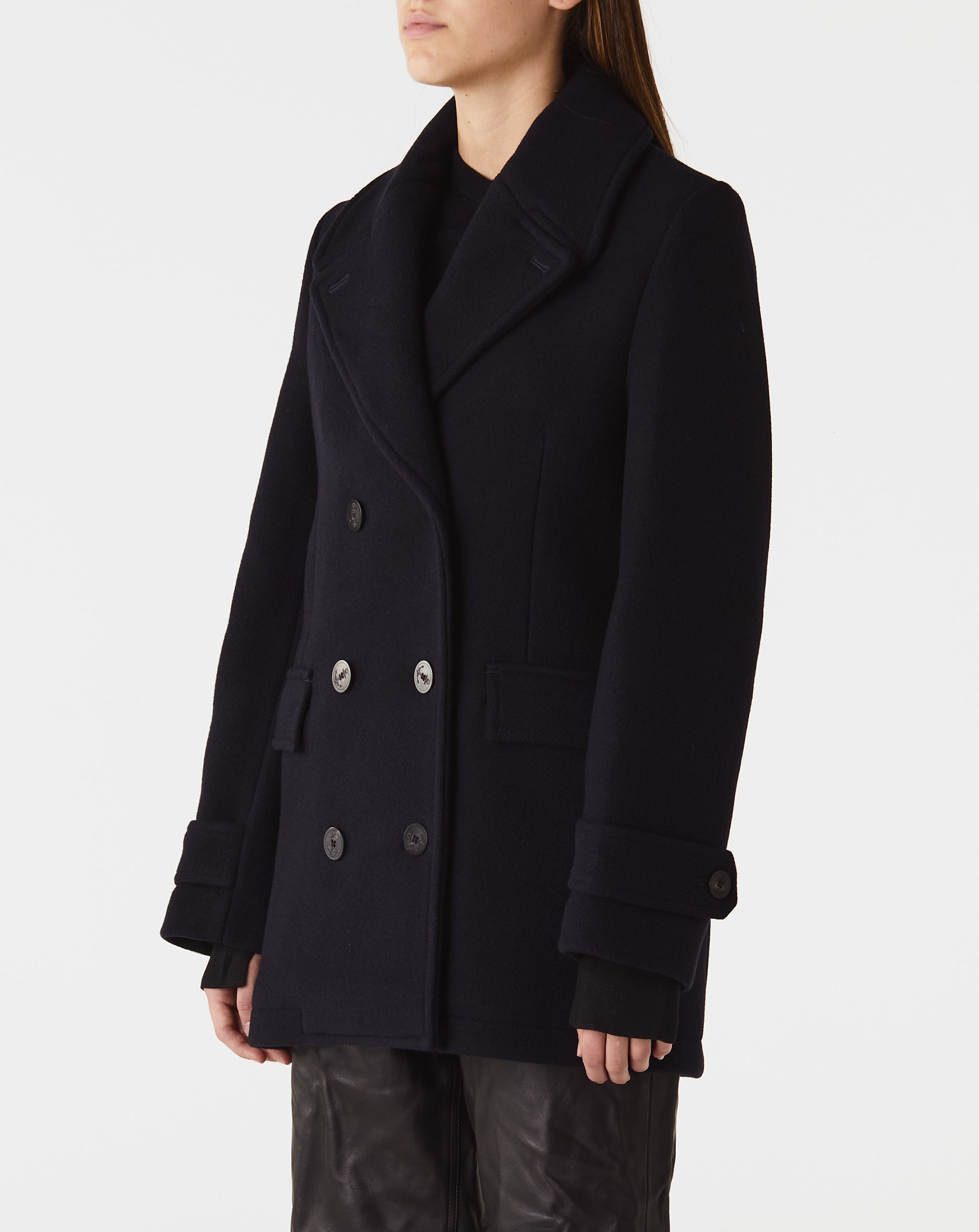Soft Felted Wool Peacoat