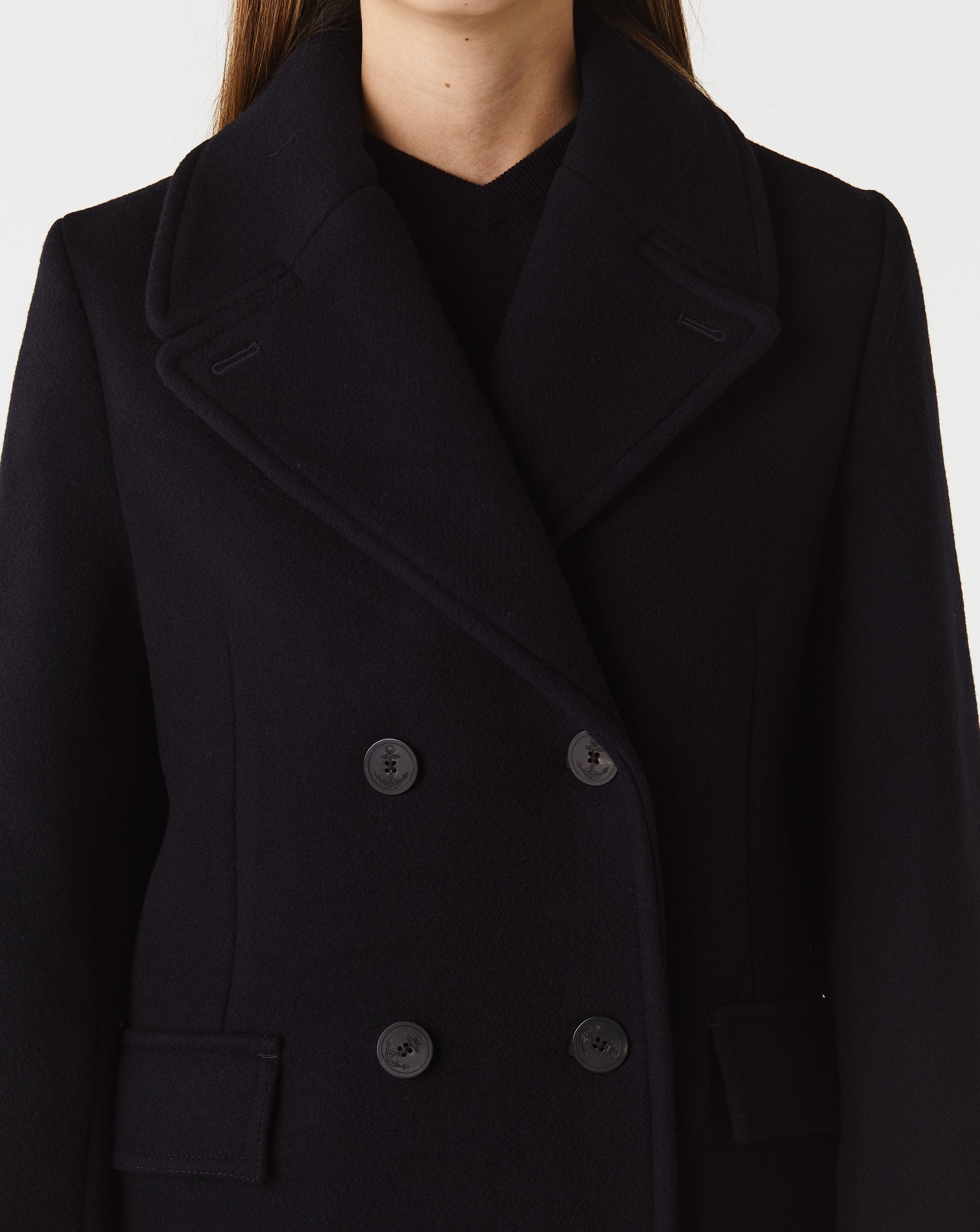 Soft Felted Wool Peacoat