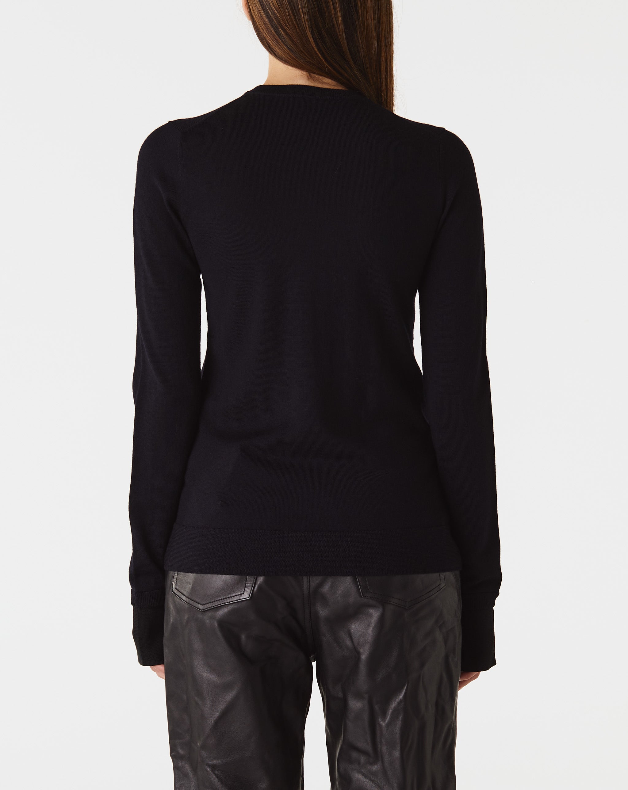 Two Tone V-Neck Knit