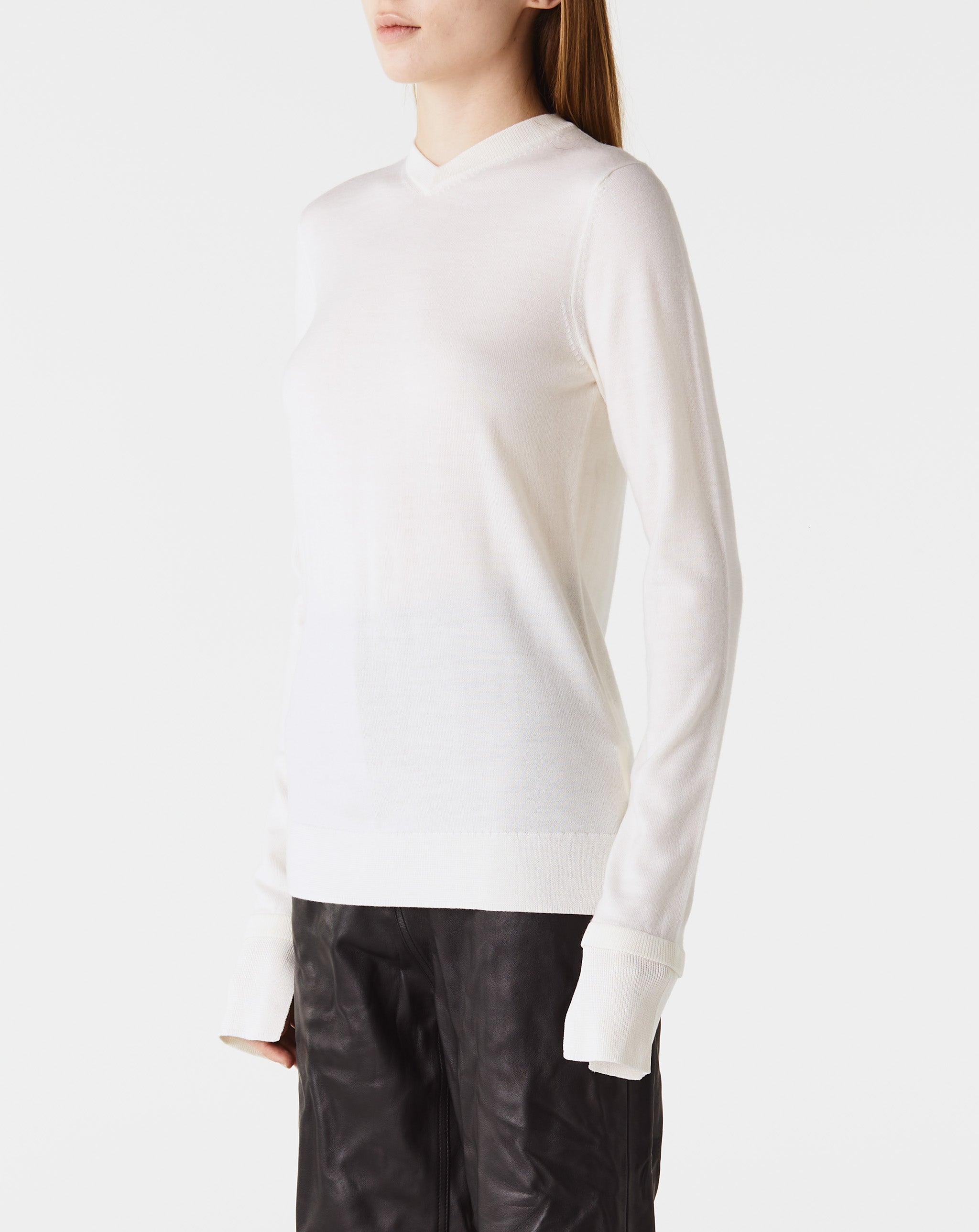 Two Tone V-Neck Knit