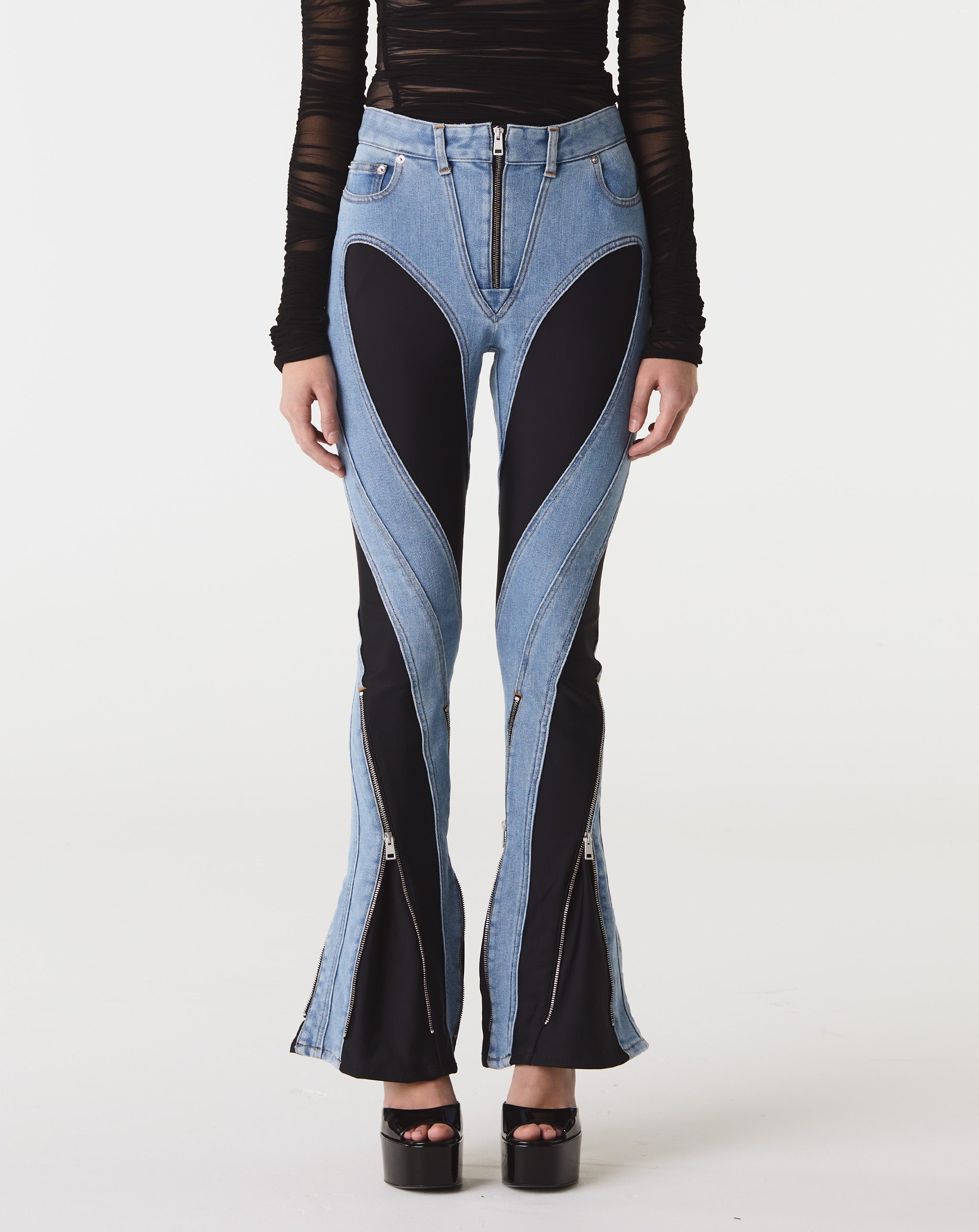 Denim Lycra Zip Jean
