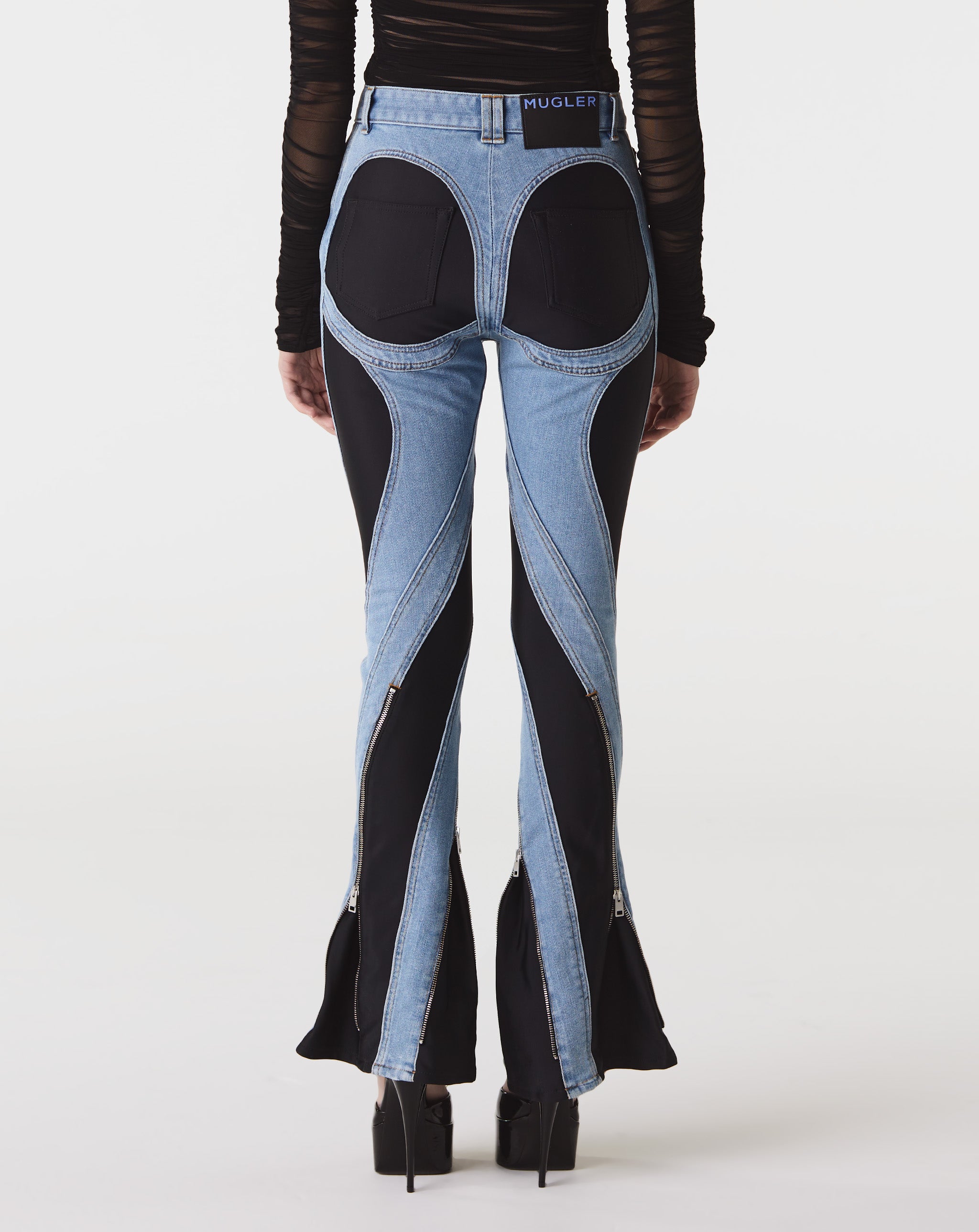 Denim Lycra Zip Jean