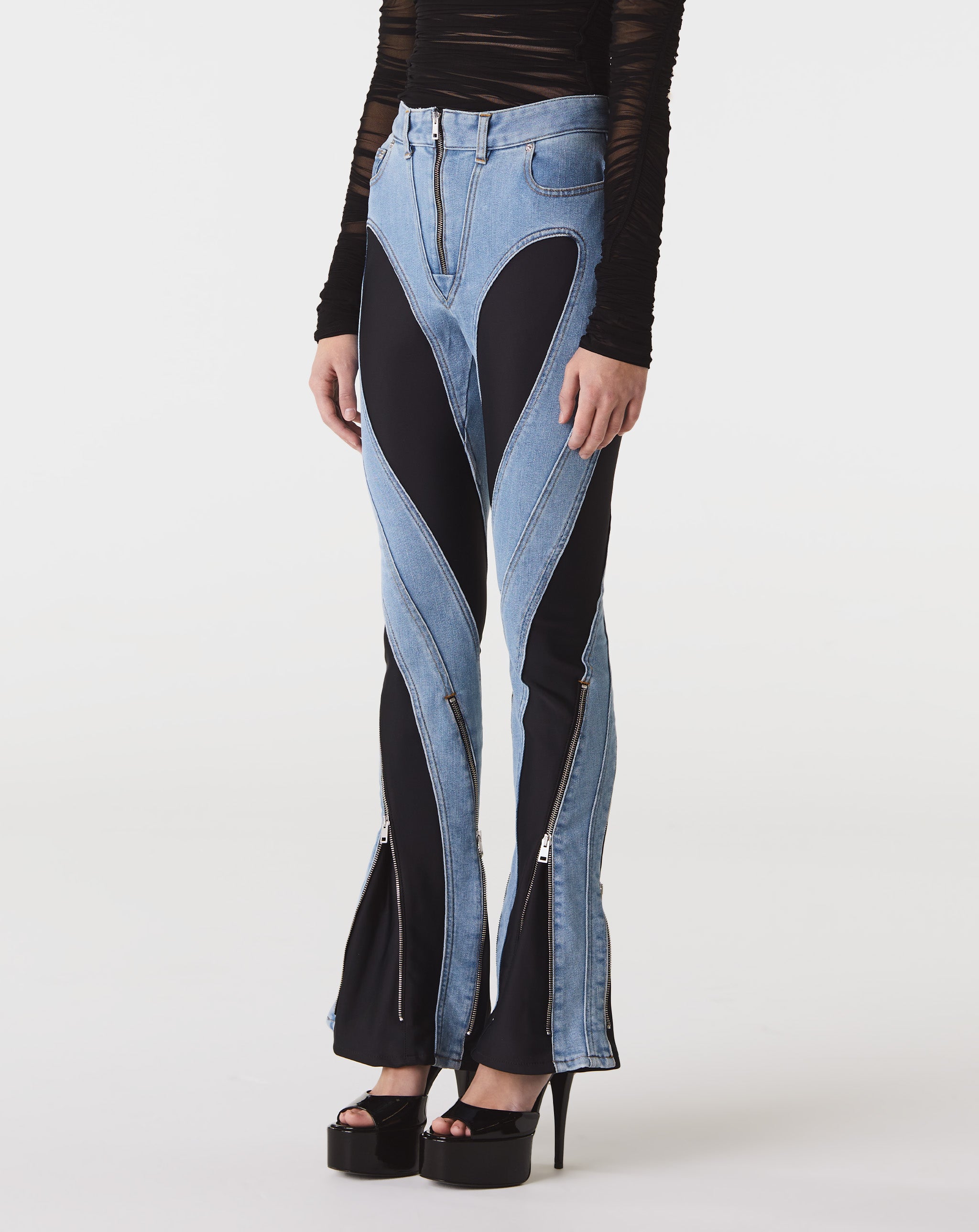 Denim Lycra Zip Jean