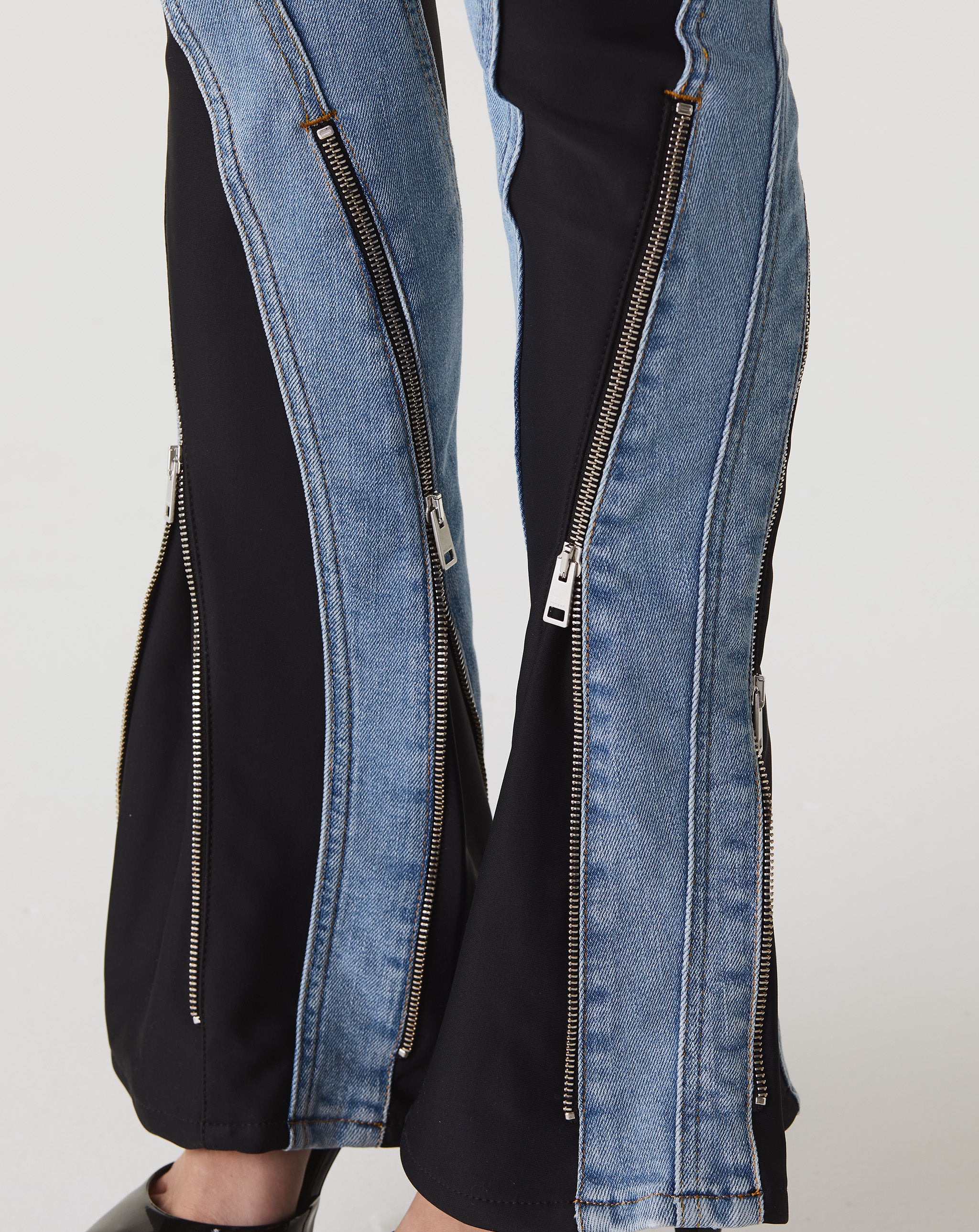 Denim Lycra Zip Jean