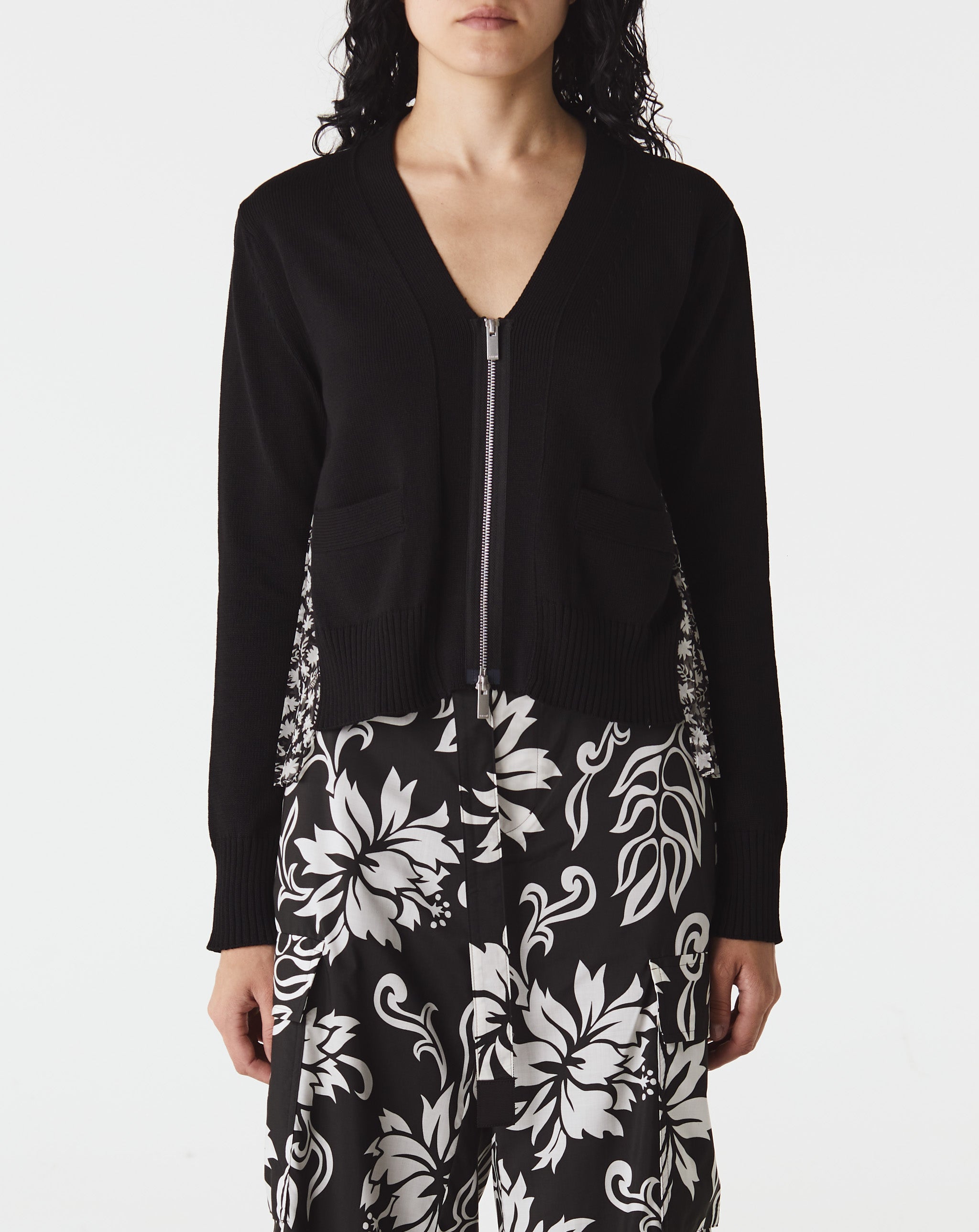 Floral Print Cardigan