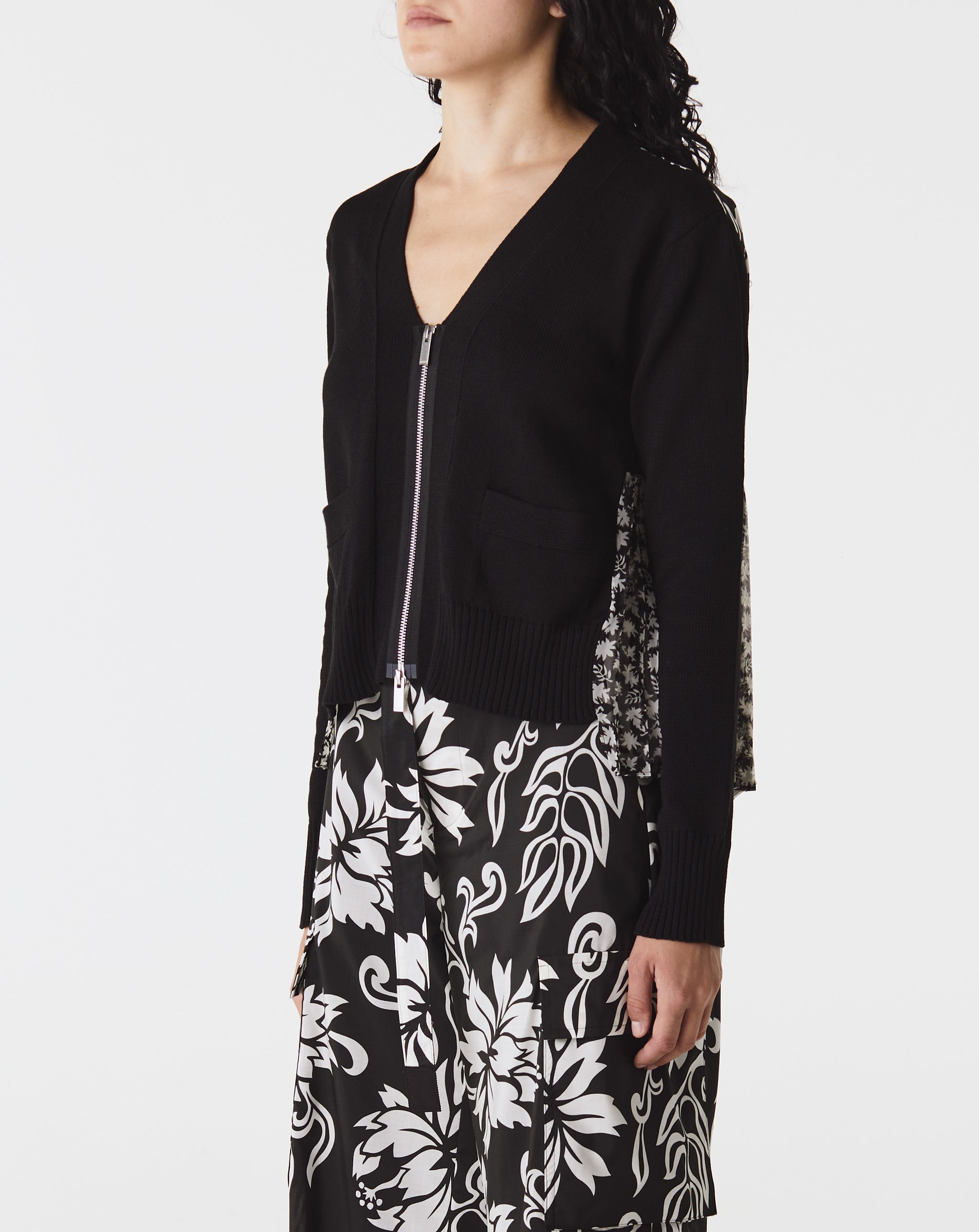 Floral Print Cardigan