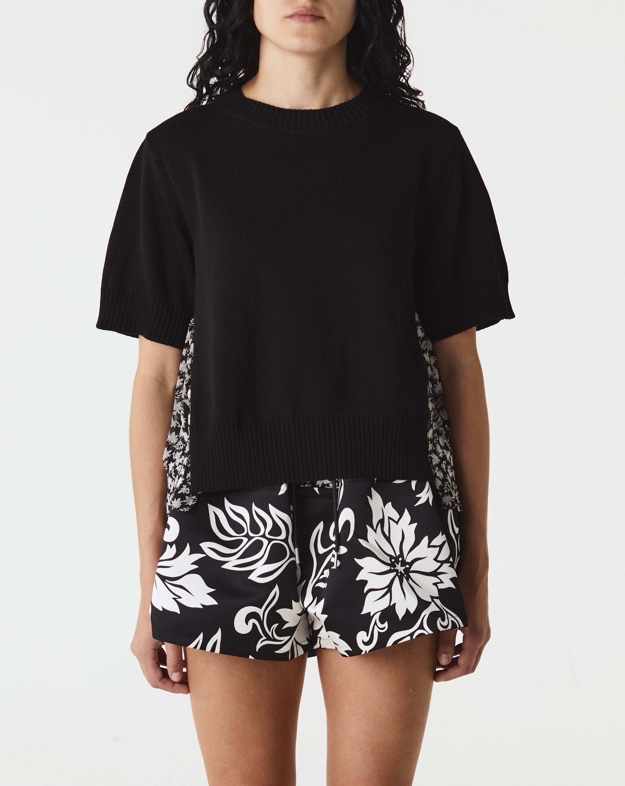 Floral Print Pullover